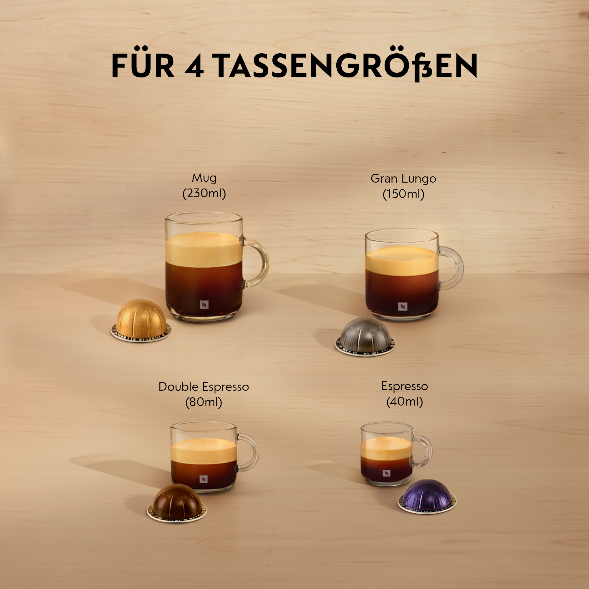 DeLonghi  ENV90.A Vertuo Pop Nespresso Kapselmaschine