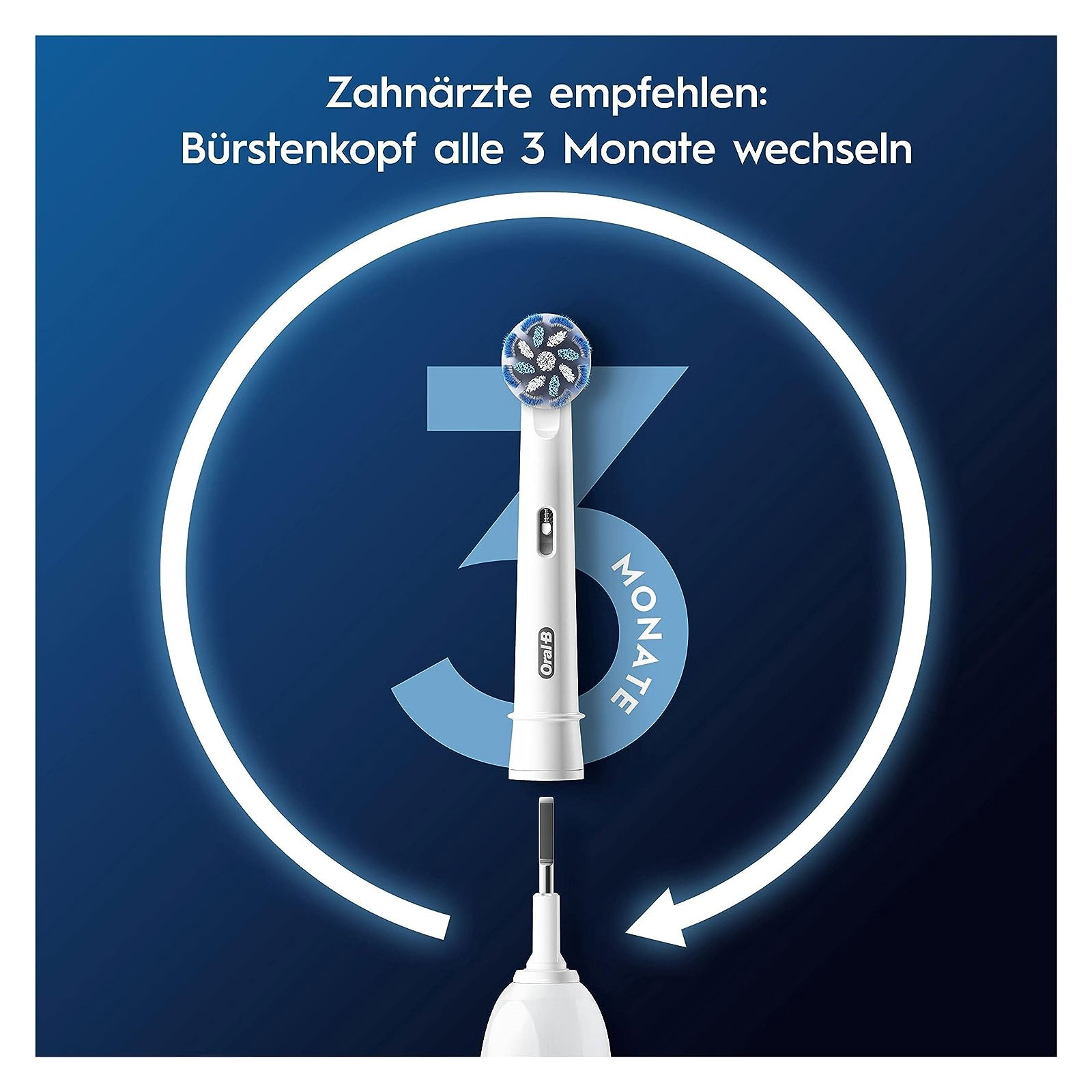 Oral-B Aufsteckbürsten Pro Sensitive Clean, 8 Stück