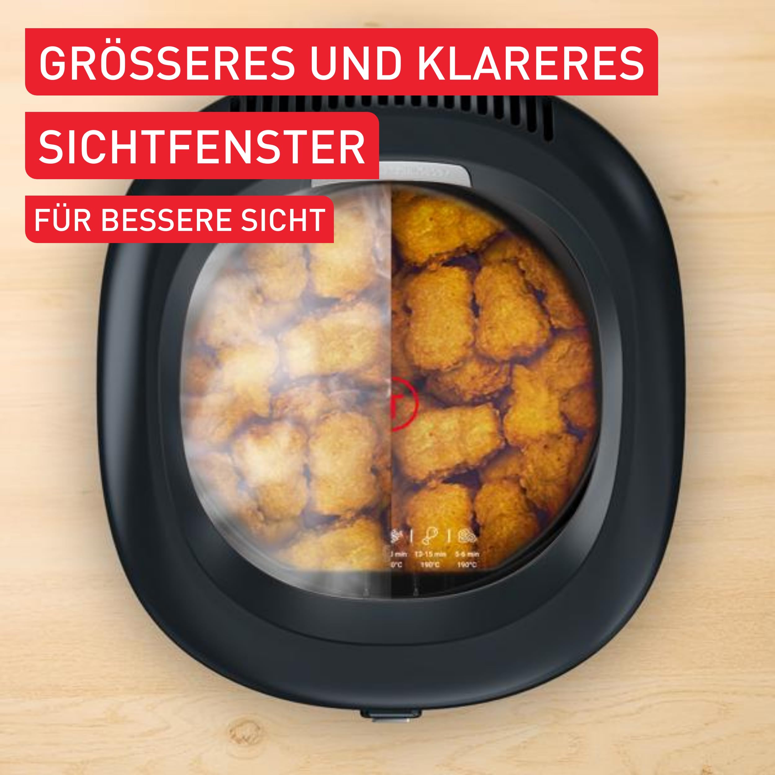 Tefal FF2528E0 Vision Fritteuse, 1,2-kg-Fassungsvermögen