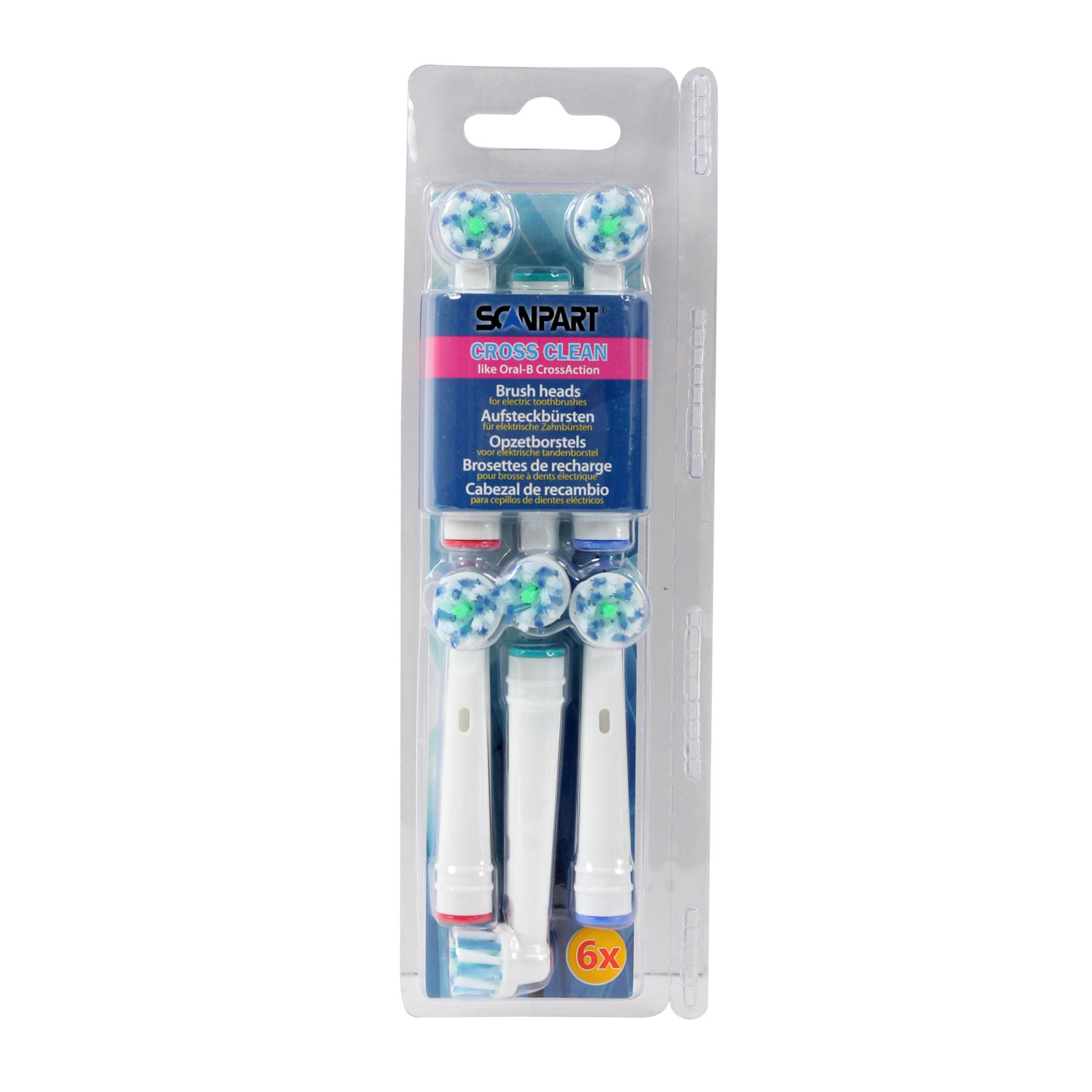 SCANPART Aufsteckbürsten Cross Clean 6 Stück 3304000020 SCANPART Aufsteckbürsten Cross Clean 6 Stück 3304000020
