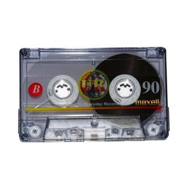 maxell UR-90 Audiocassette 5er Pack