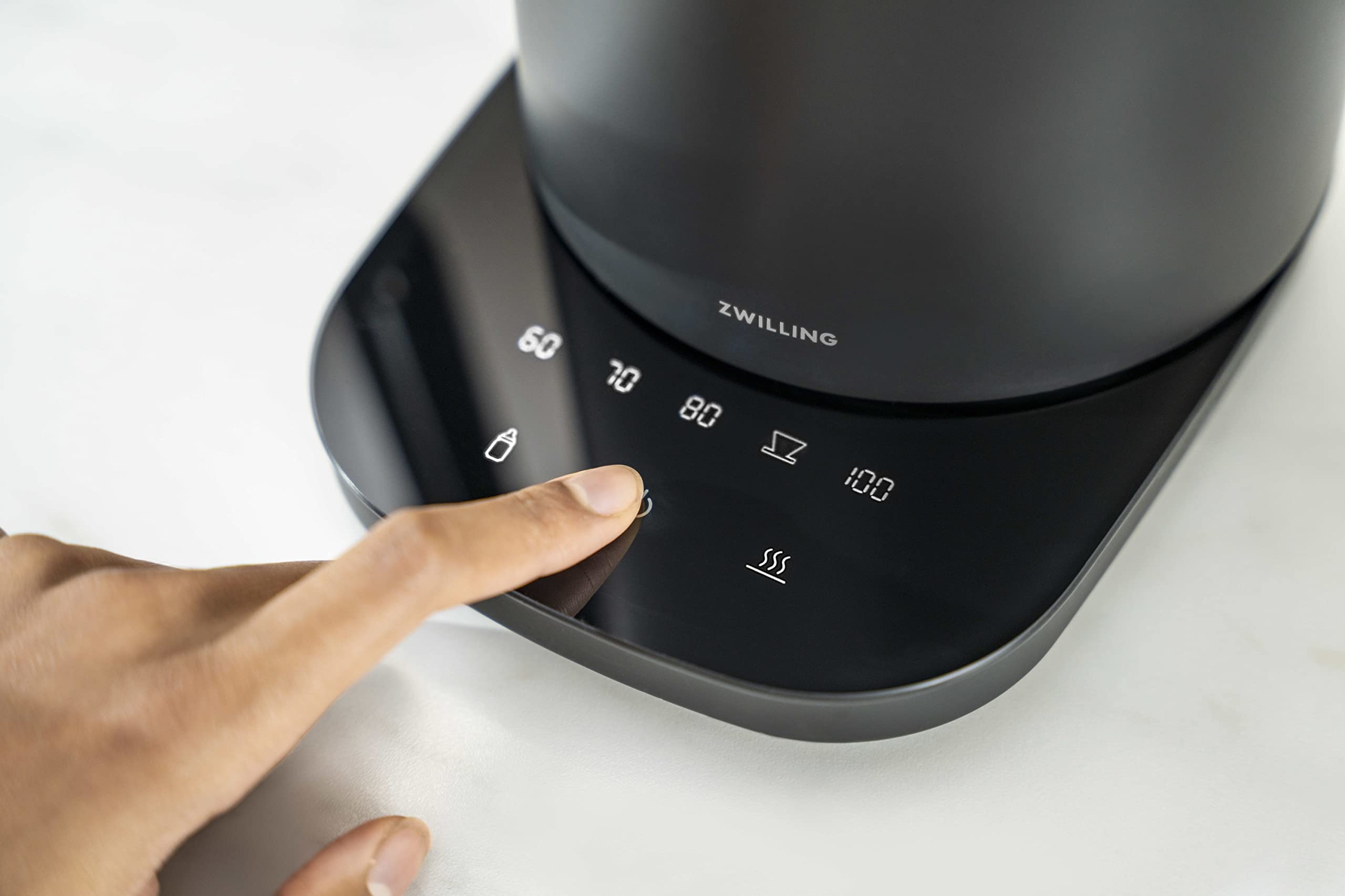 ZWILLING ENFINIGY Wasserkocher Pro mit Temperatureinstellung