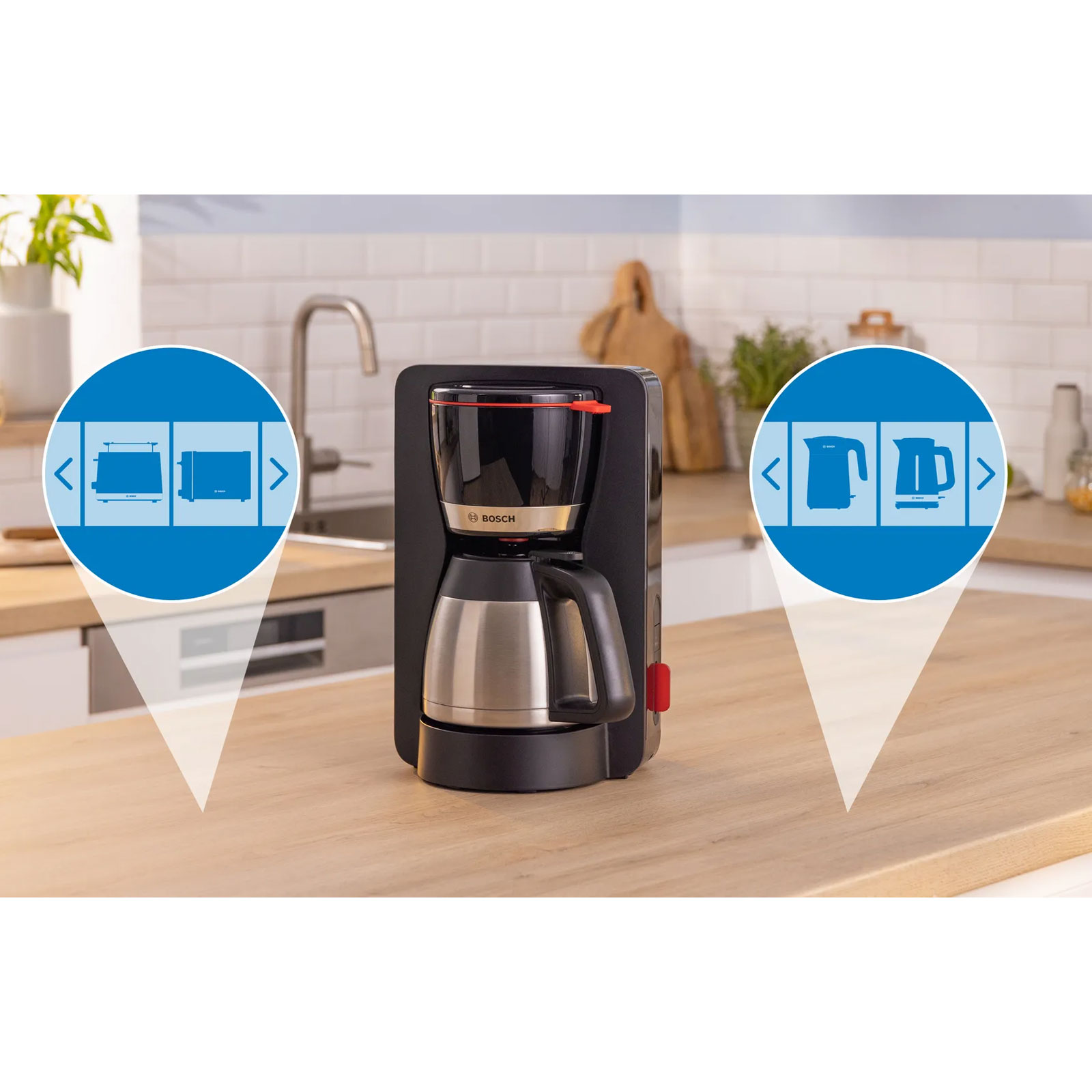 Bosch TKA6M273 Kaffee Maschine MyMoment schwarz
