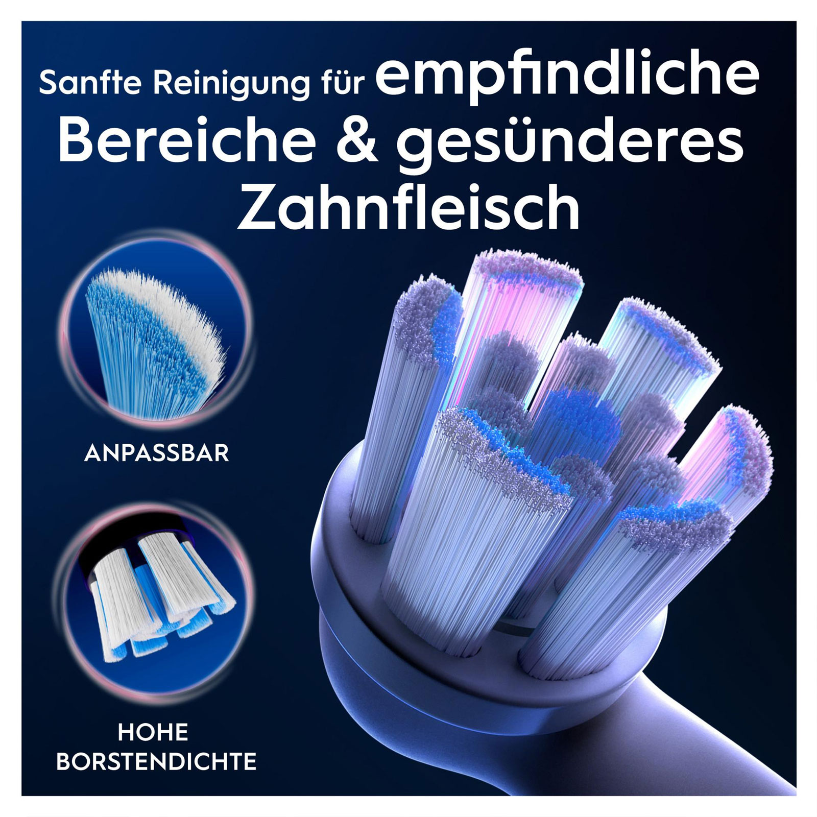 Oral-B iO Sanfte Reinigung, Original Aufsteckbürsten