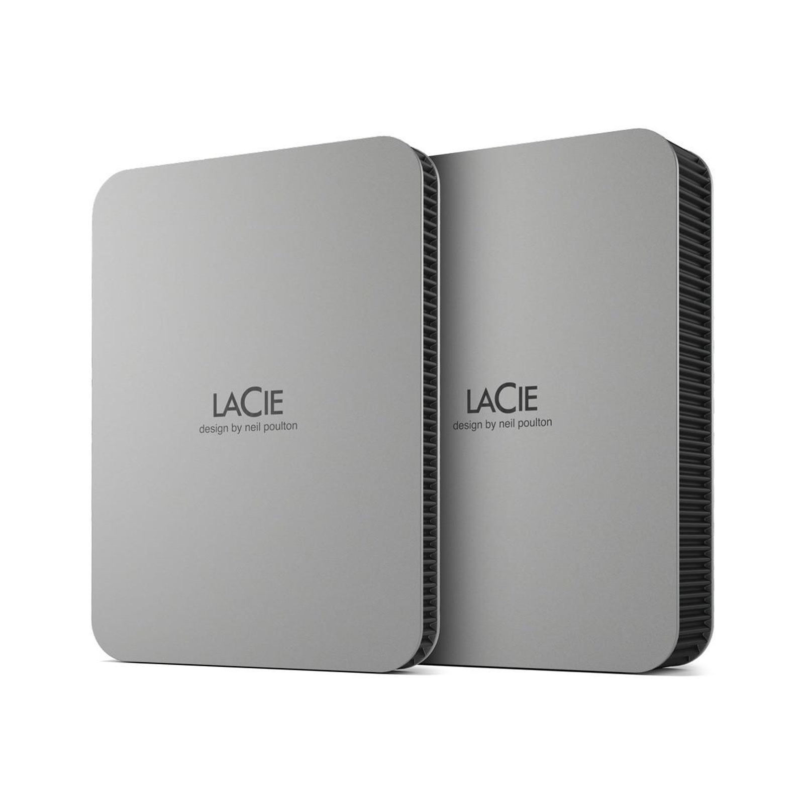 LACIE Mobile Drive v2, HDD, 2 TB, silber Externe HDD-Festplatte