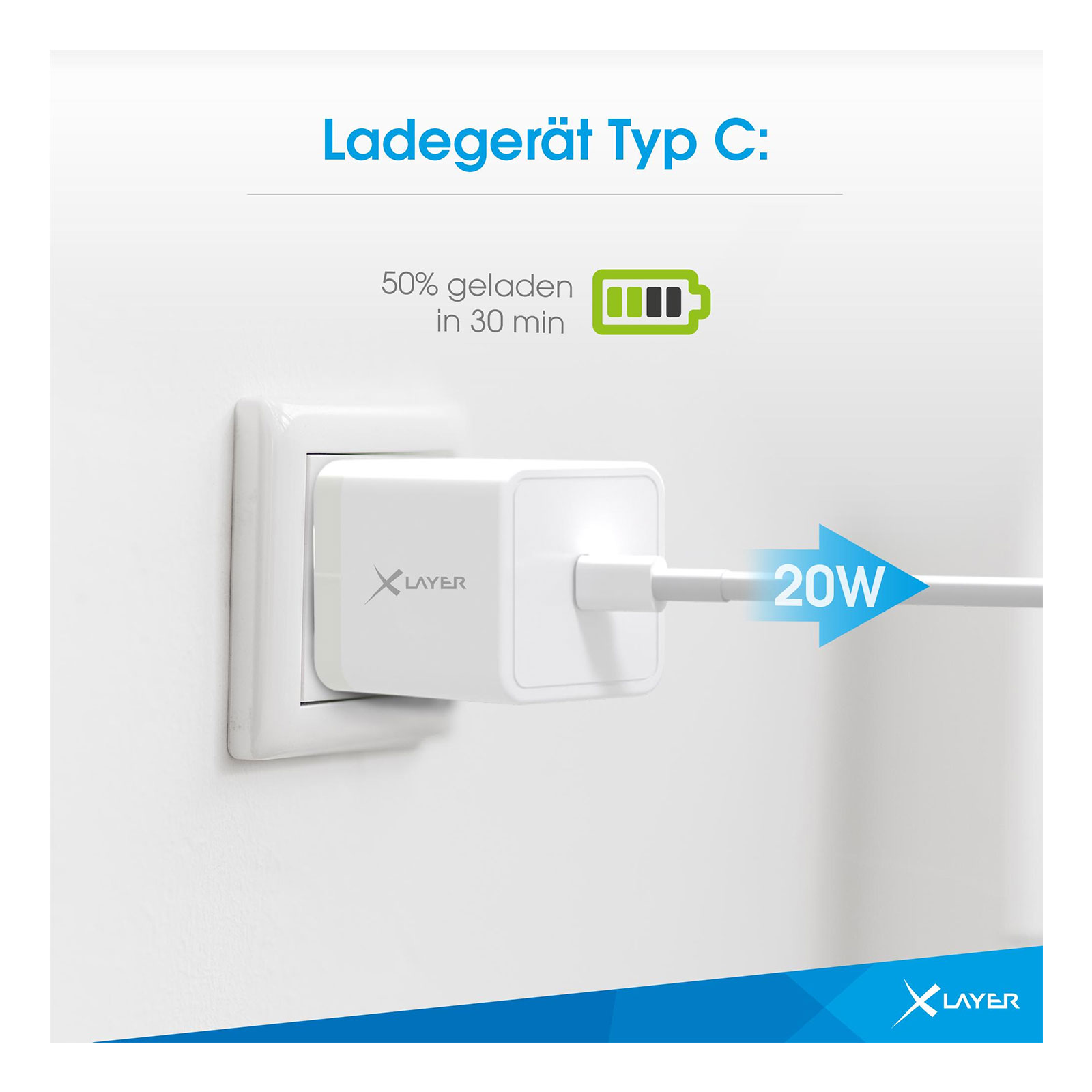 XLayer Ladegerät Typ C 20W