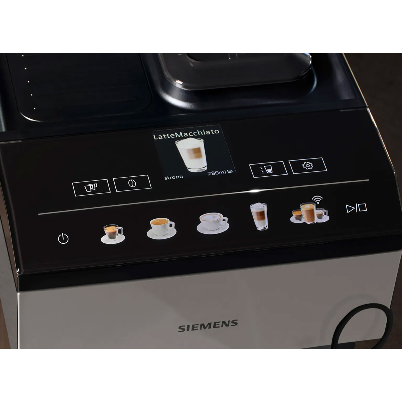 Siemens TP516DX3 Kaffeevollautomat (classic) EQ.500 Edelstahl / schwarz Siemens TP516DX3 Kaffeevollautomat (classic) EQ.500 Edelstahl / schwarz