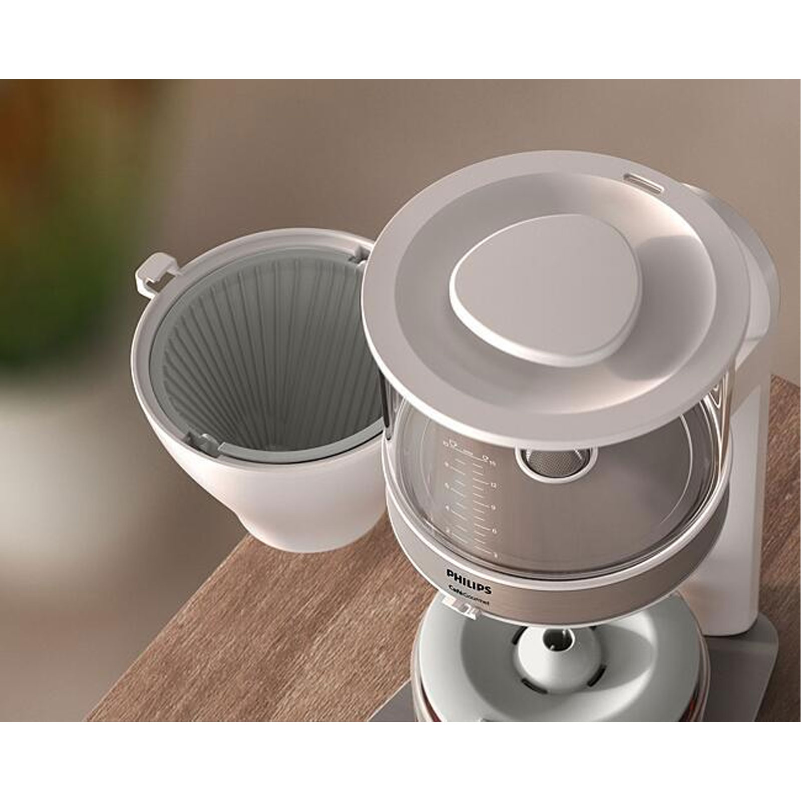 PHILIPS HD5416/60 Café Gourmet weiß Filterkaffeemaschine