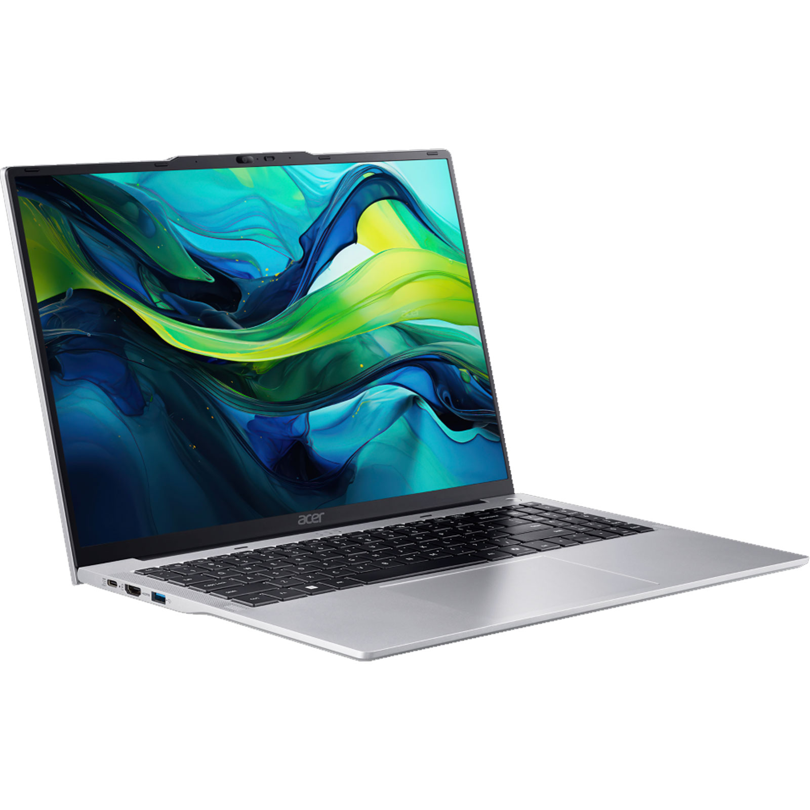 ACER Notebook Aspire Lite 16 (AL16-52P-55D7), 16 Zoll, WUXGA, Intel Core i5-1334U, 16GB, 512 GB SSD, Intel Iris Xe (Light Silver, IPS, NX.J2SEG.001)