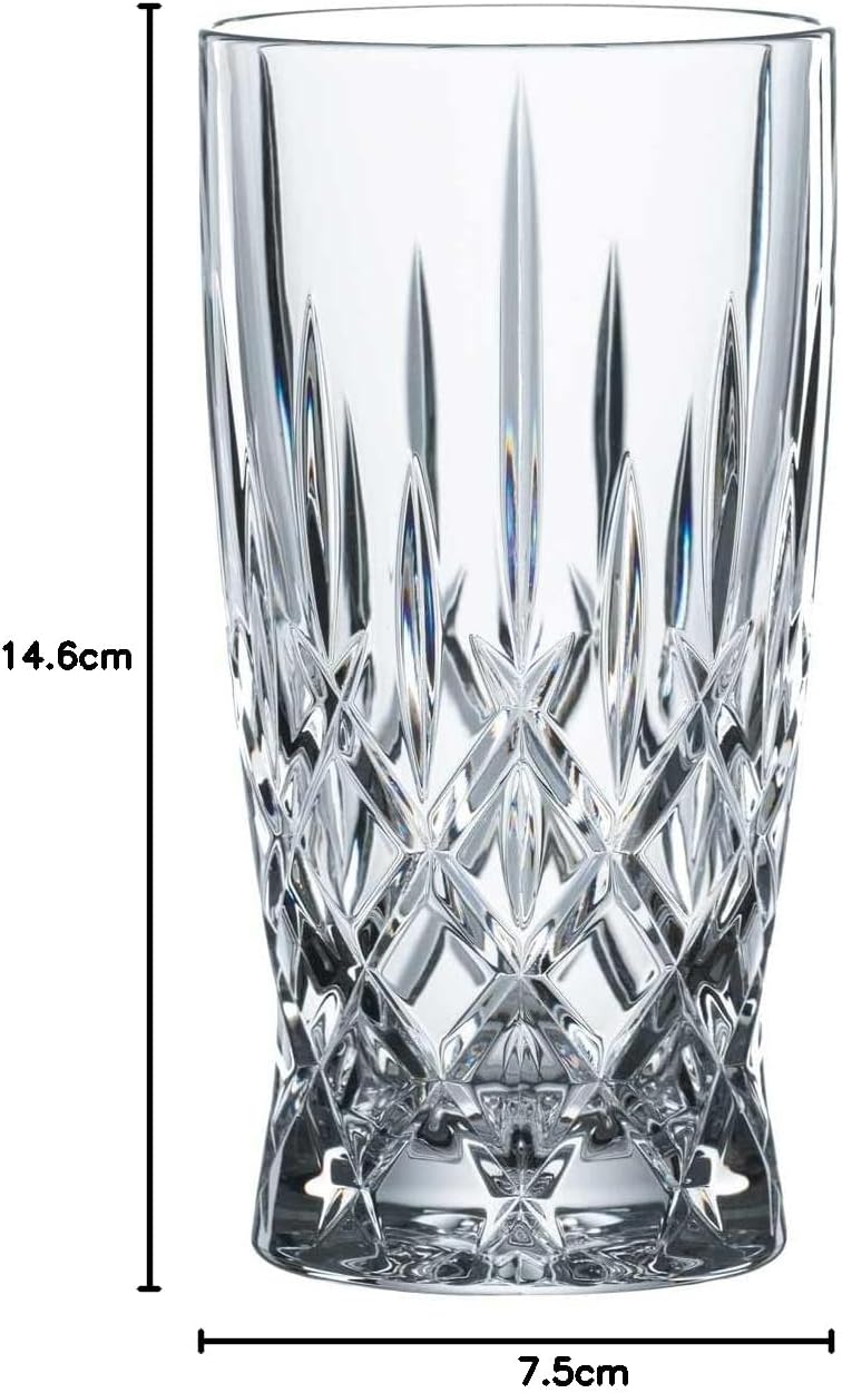 Nachtmann  Latta Macchiato Set4 + 4 Glastrinkhalme Noblesse