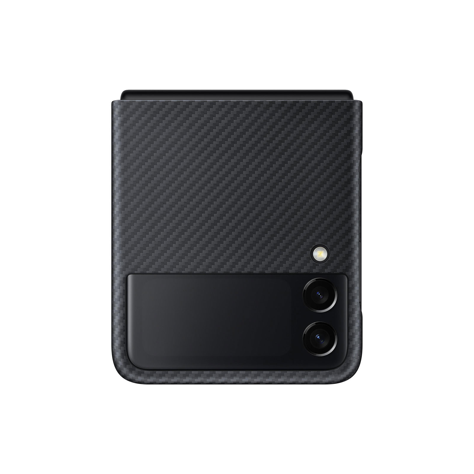 Samsung Aramid Cover für Galaxy Z Flip3, Black Handyhülle (schwarz)