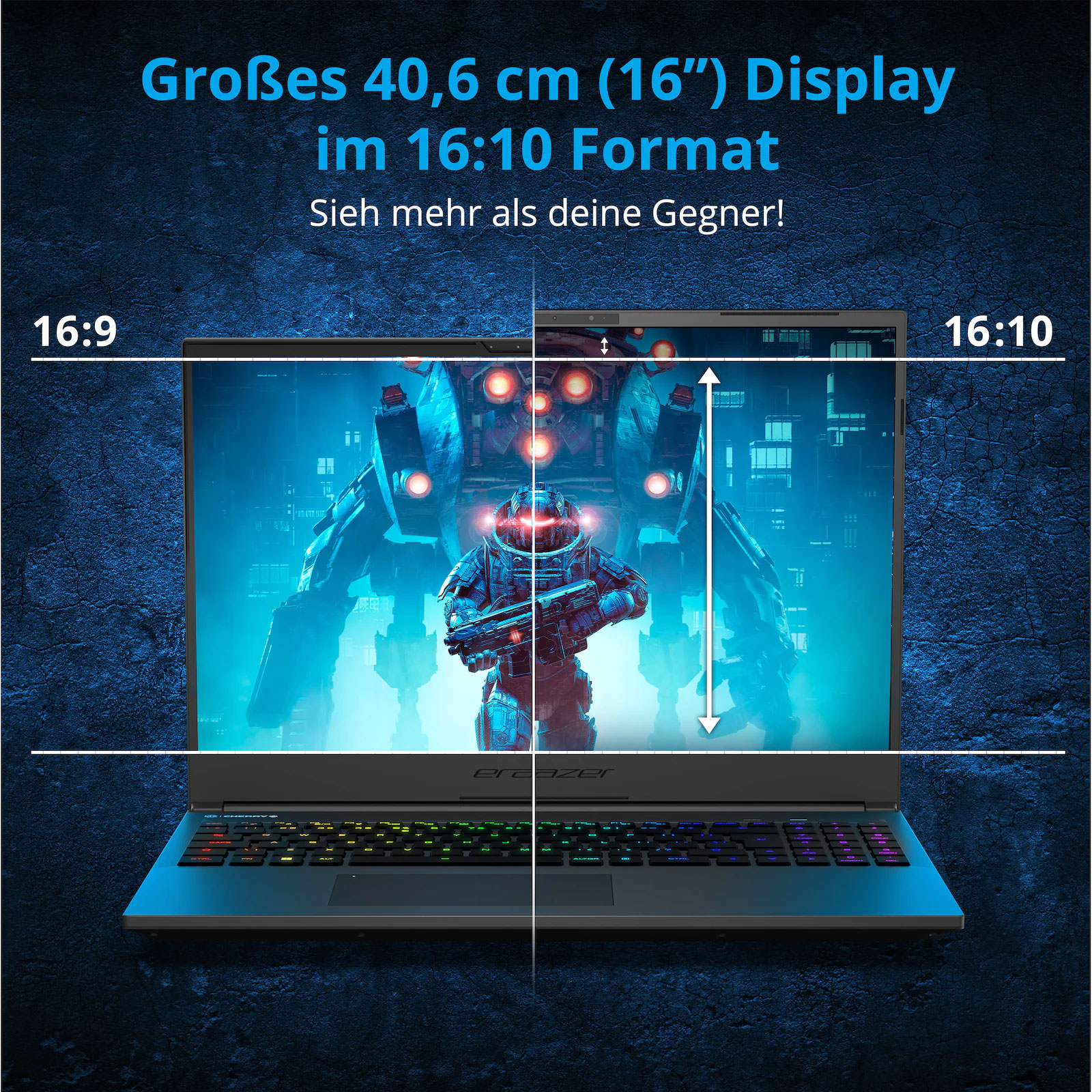 ERAZER Gaming-Notebook Major X20