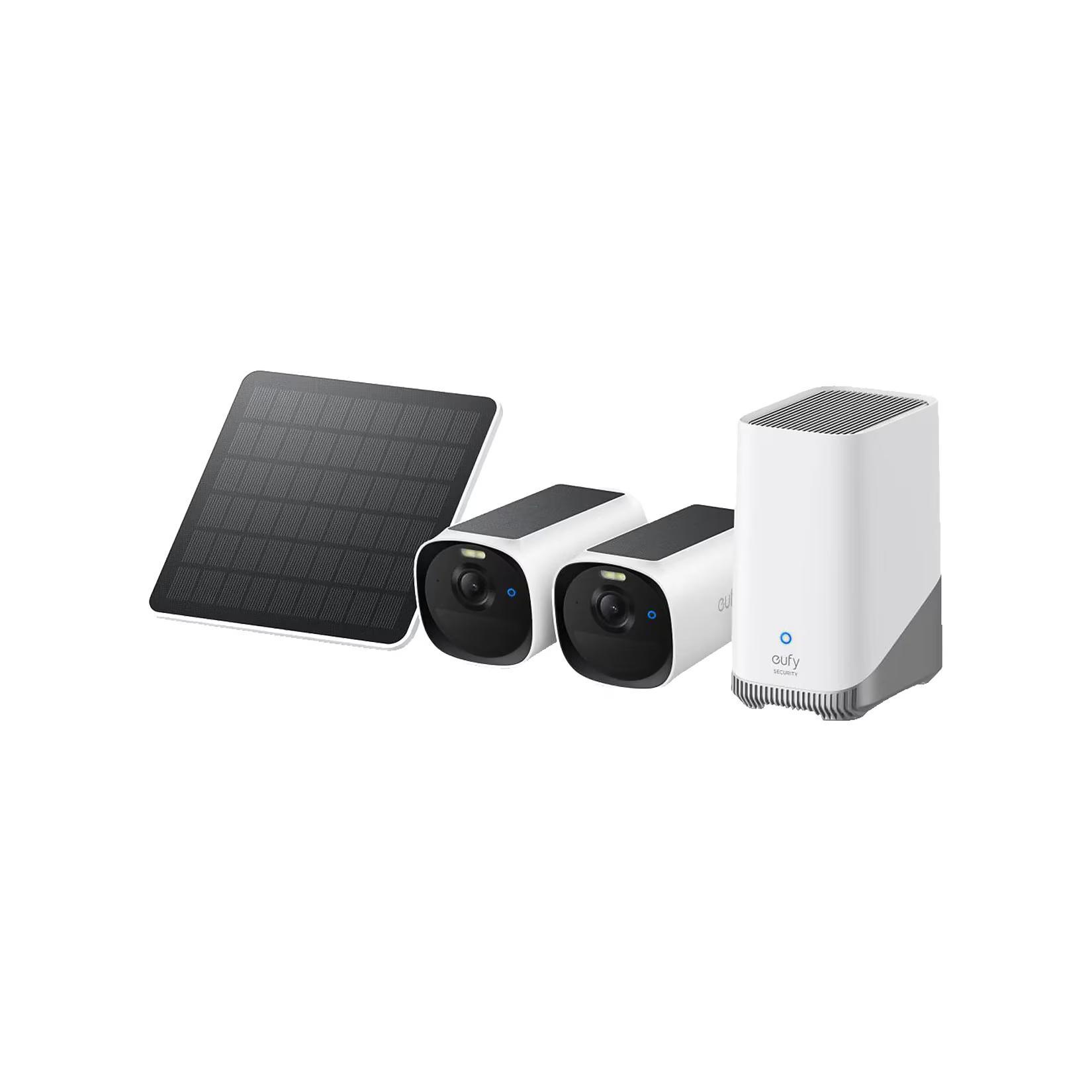 eufy Cam E40 2-Cam Kit + HomeBase S380 Überwachungskamera