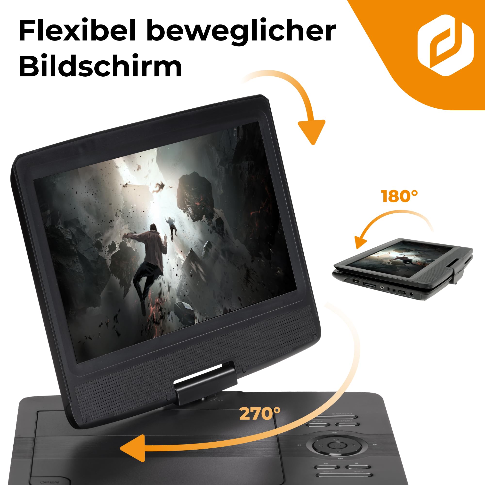 Denver MT-1097 Tragbarer DVD-Player