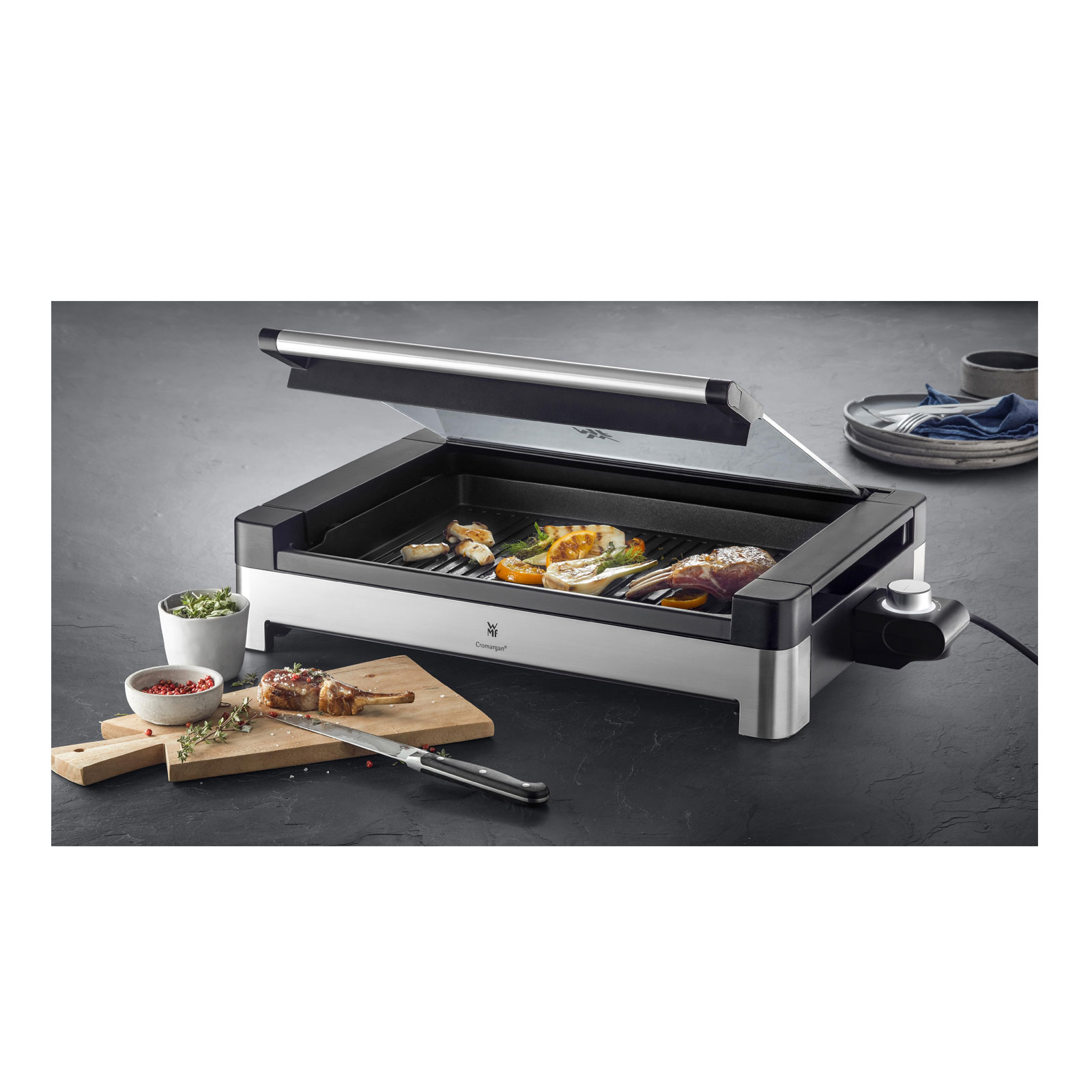 WMF Lono Tischgrill mit Glasdeckel