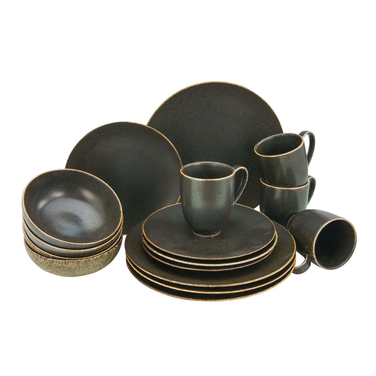 CreaTable 22408 Serie RUSTY Geschirrset Kombiservice 20 teilig