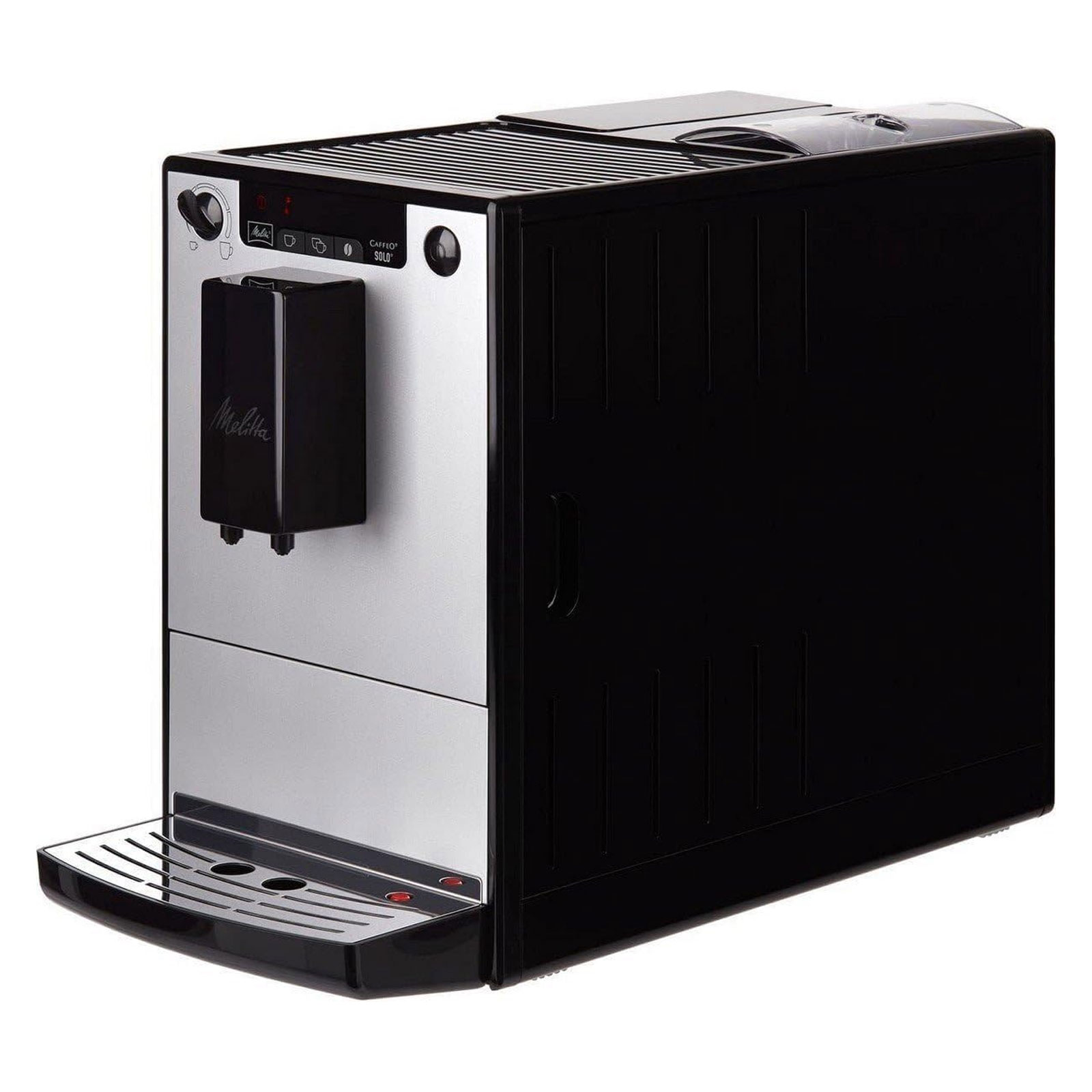 Melitta Pure Silver E950-766 Kaffeevollautomat inklusive Melitta BELLACREMA® LA CREMA und Melitta doppelwandige Espresso-Gläser