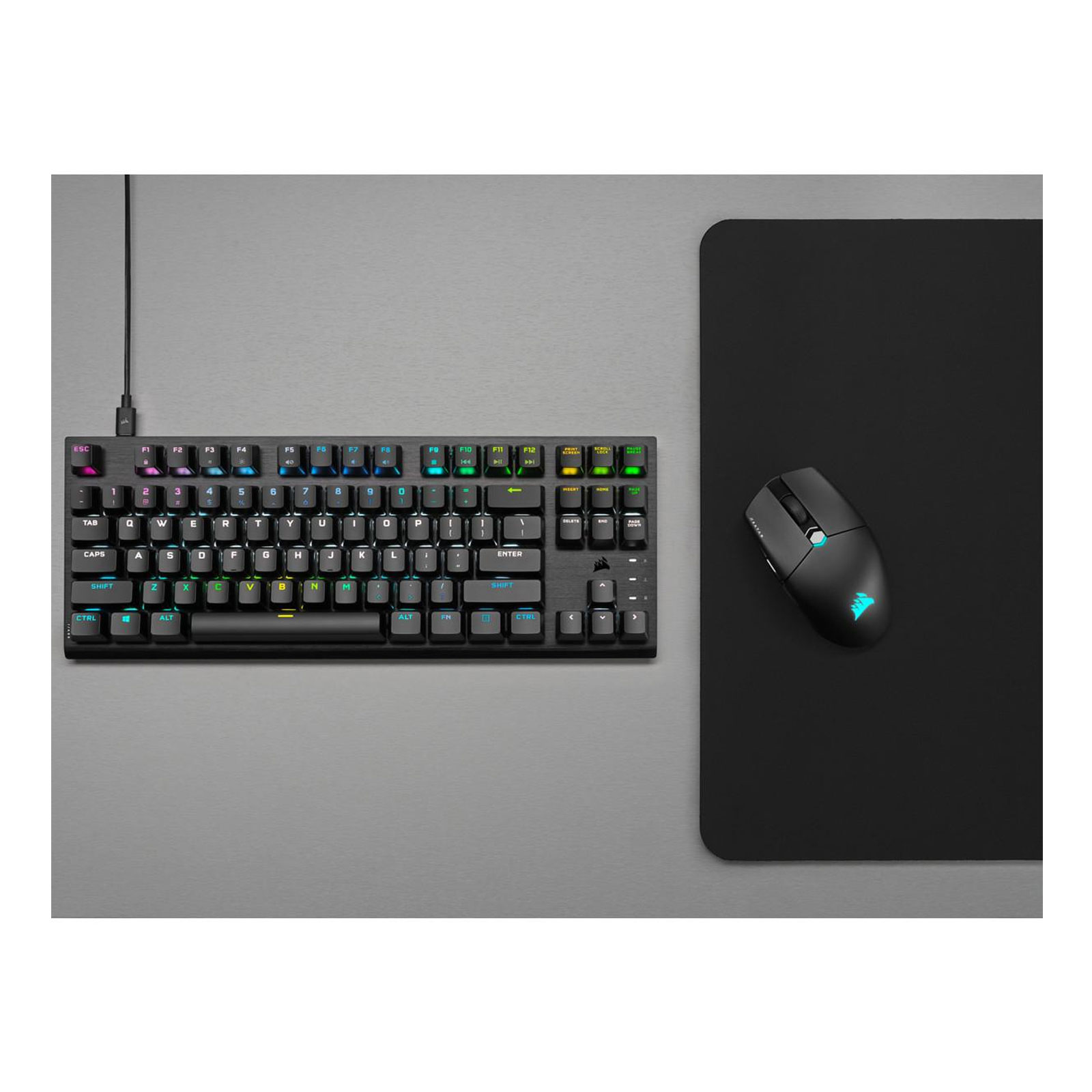 Corsair K60 PRO TKL RGB Optisch-mechanische Gaming-Tastatur Corsair K60 PRO TKL RGB Optisch-mechanische Gaming-Tastatur