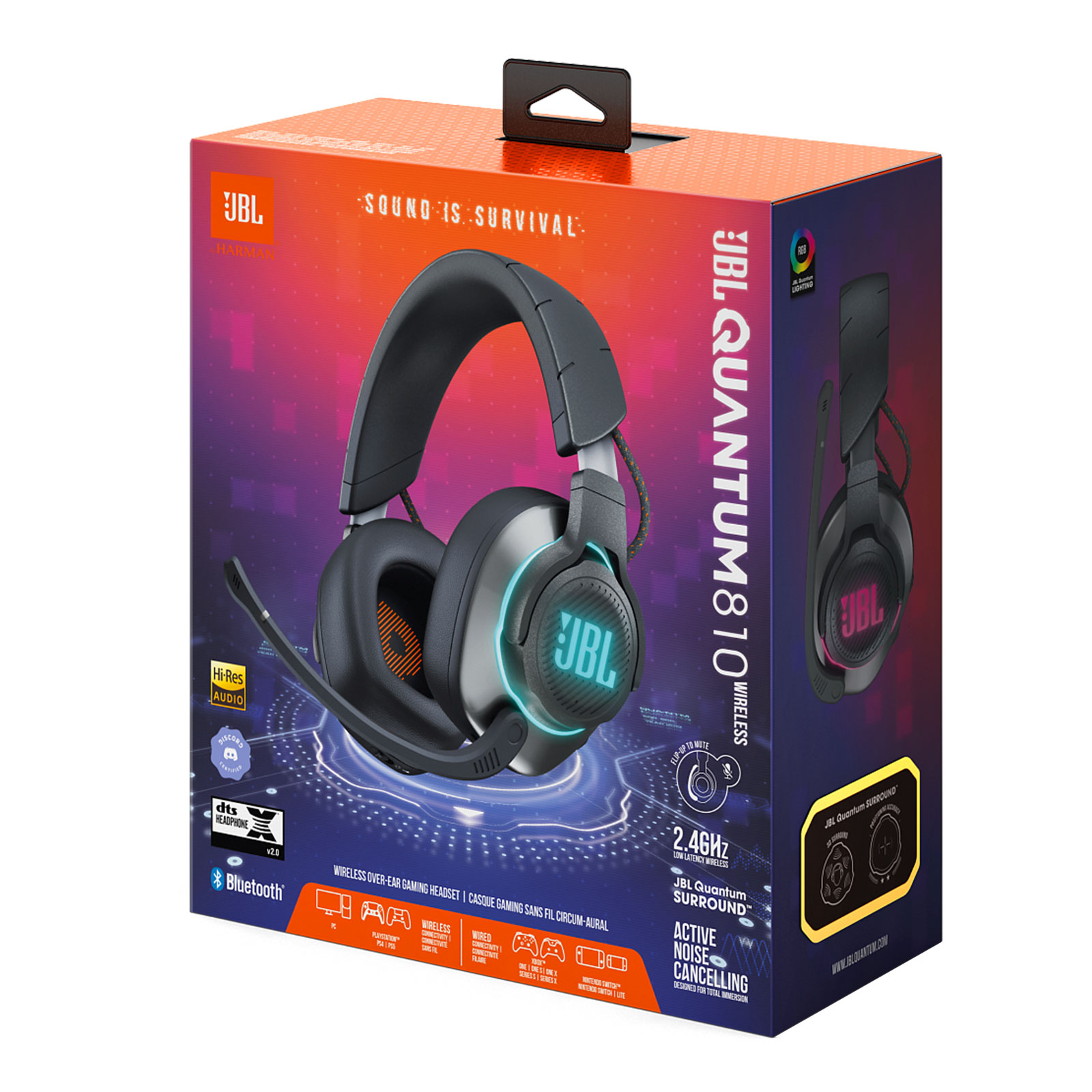 JBLQuantum 810 Wireless Gaming-Headset