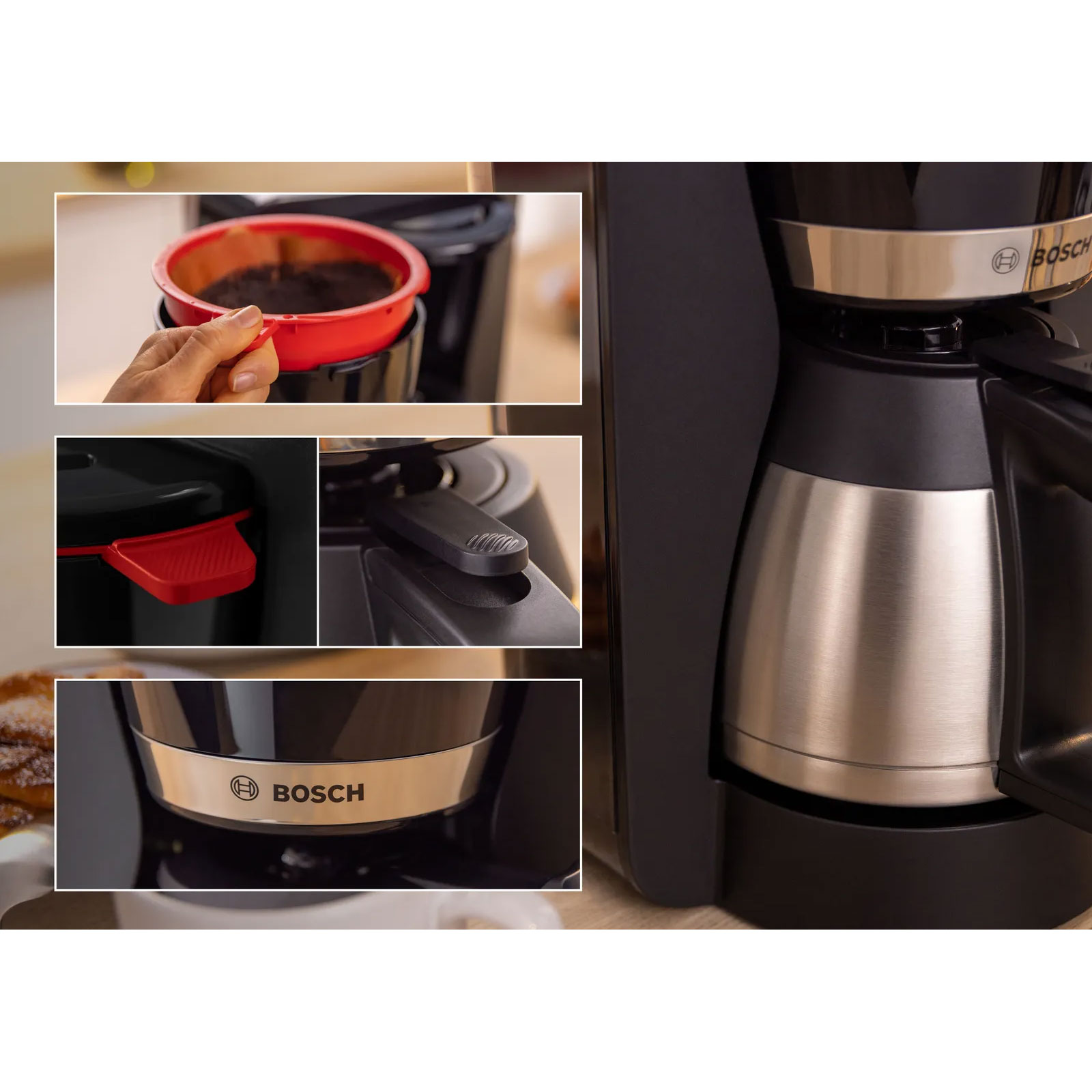 Bosch TKA6M273 Kaffee Maschine MyMoment schwarz