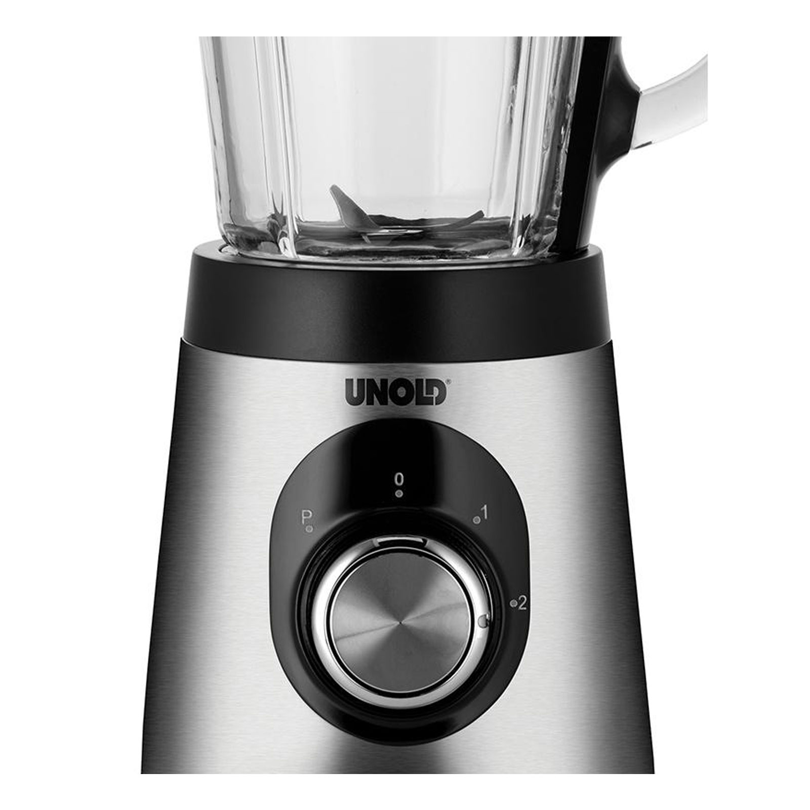 Unold 78625 Edel Standmixer Edelstahl / schwarz