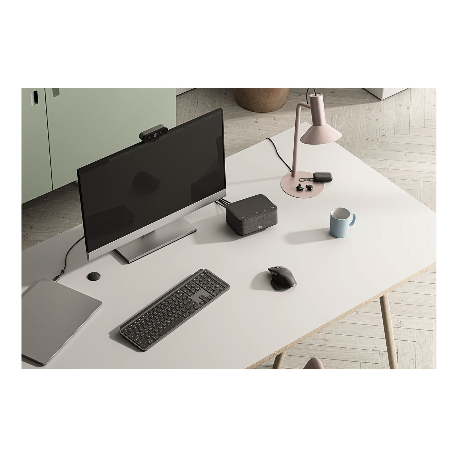 LOGITECH Logi Dock Teams Edition Graphite Bluetooth Lautsprecher