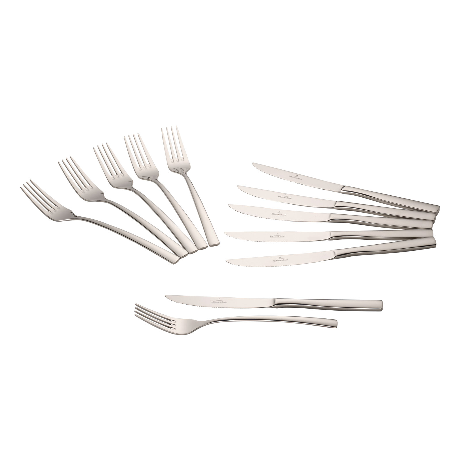 Villeroy & Boch Piemont Steakbesteck 12tlg. Spülmaschinenfest Edelstahl 18/10 Villeroy & Boch Piemont Steakbesteck 12tlg. Spülmaschinenfest Edelstahl 18/10