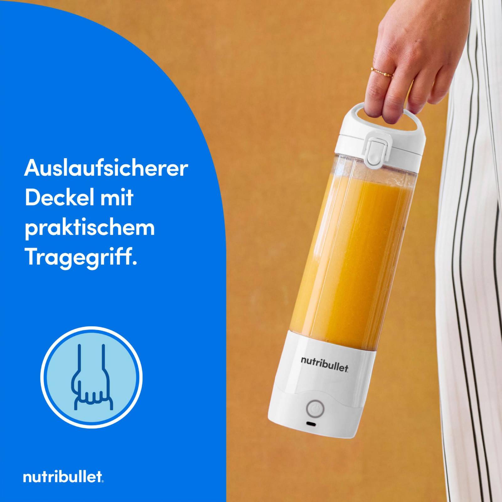 nutribullet FLIP Isolierter tragbarer Smoothie Maker Standmixer