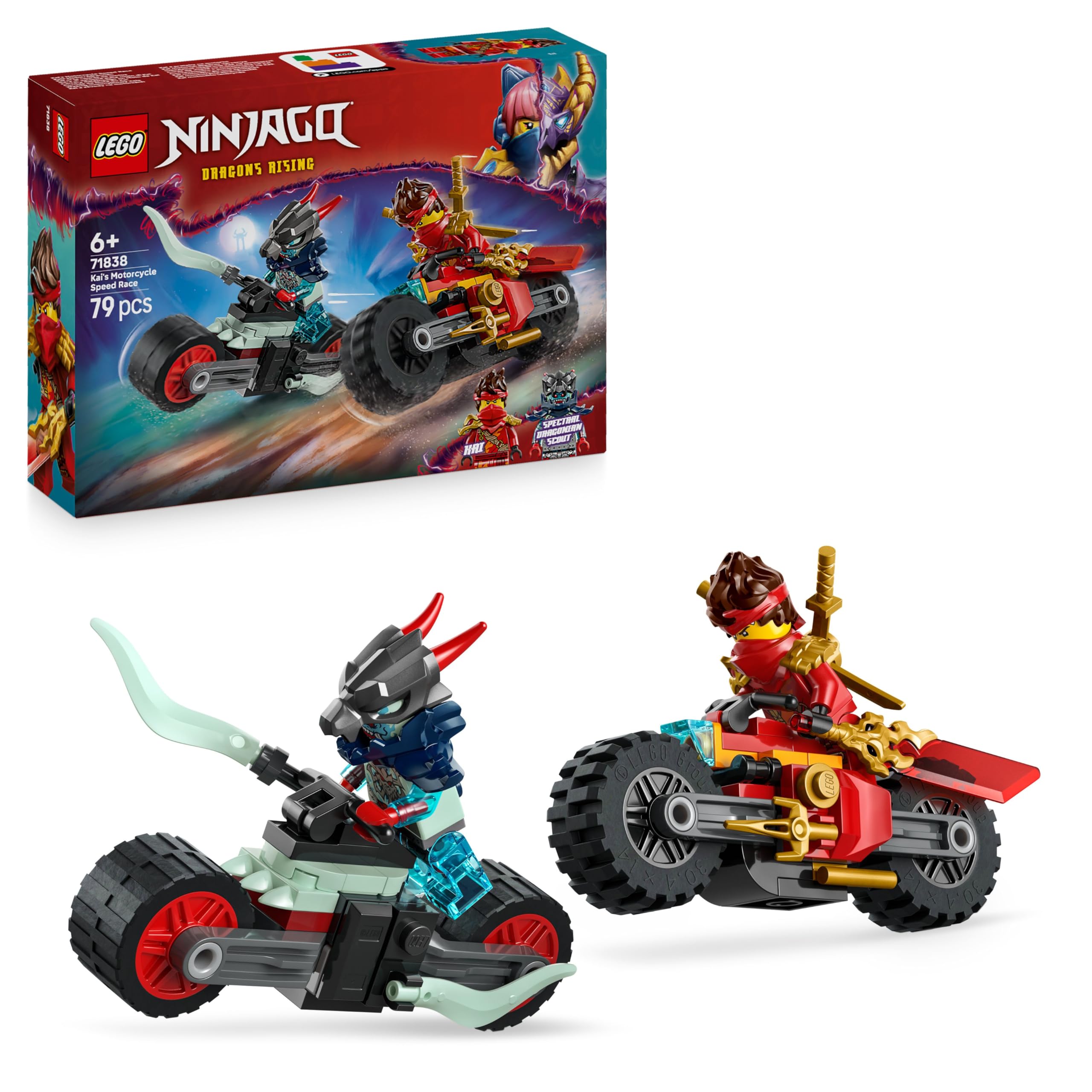 LEGO NINJAGO Kais Motorradrennen 71838