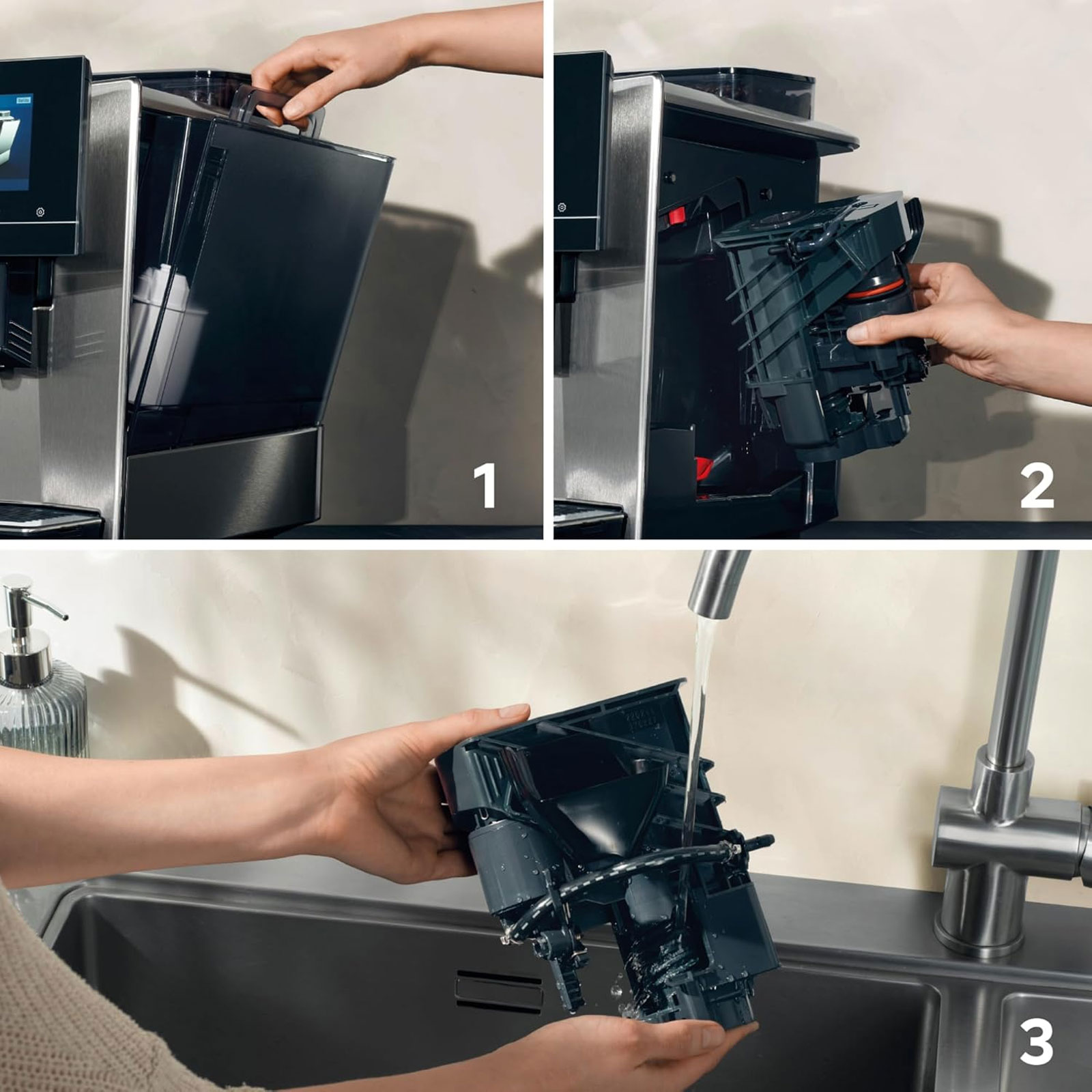 Siemens TQ903DZ3 Kaffeevollautomat EQ.900 Plus Edelstahl Siemens TQ903DZ3 Kaffeevollautomat EQ.900 Plus Edelstahl