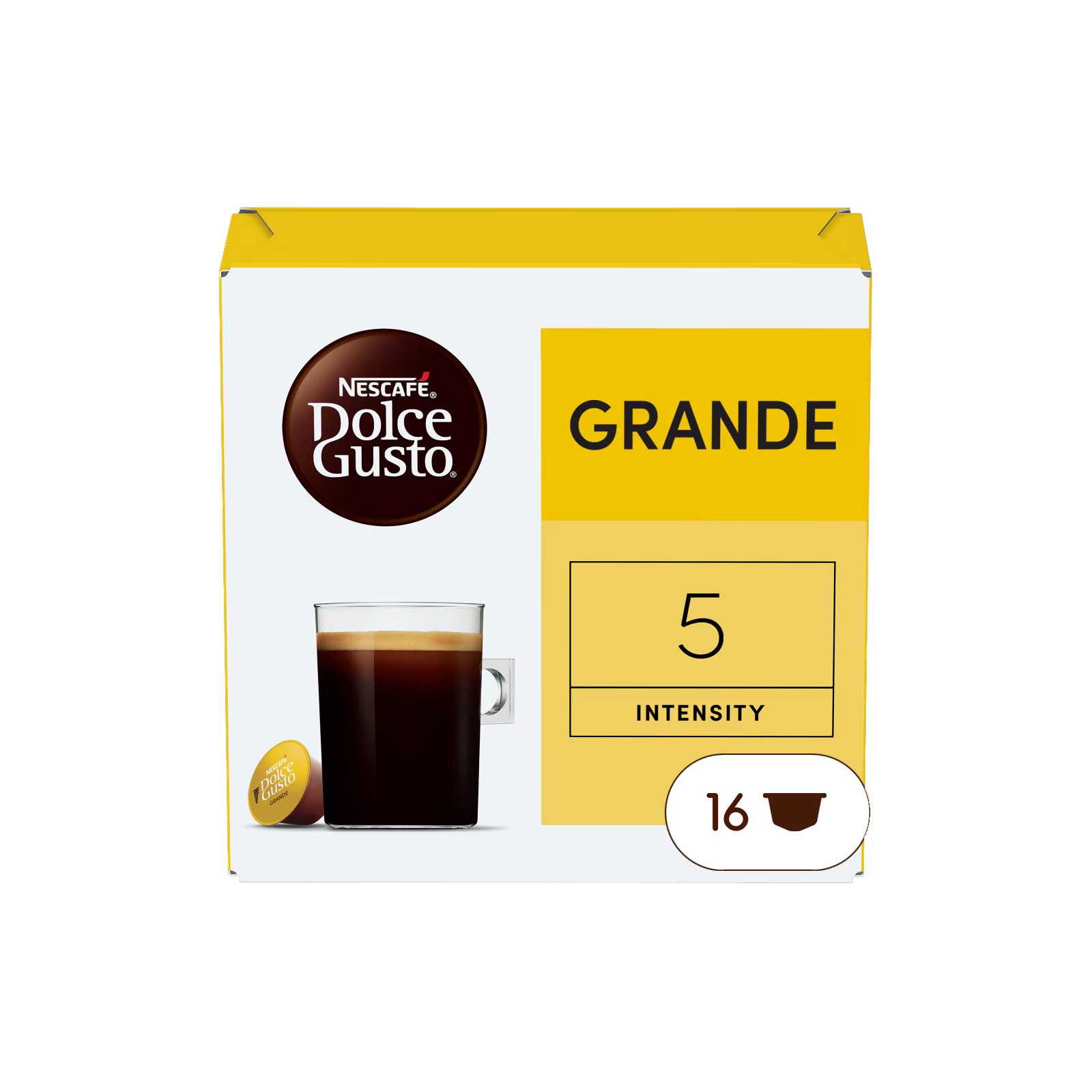 NESCAFÉ DOLCE GUSTO Topseller 6er Pack, Grande (3x16 Kapseln) + Dallmayr prodomo (3x16 Kapseln)

