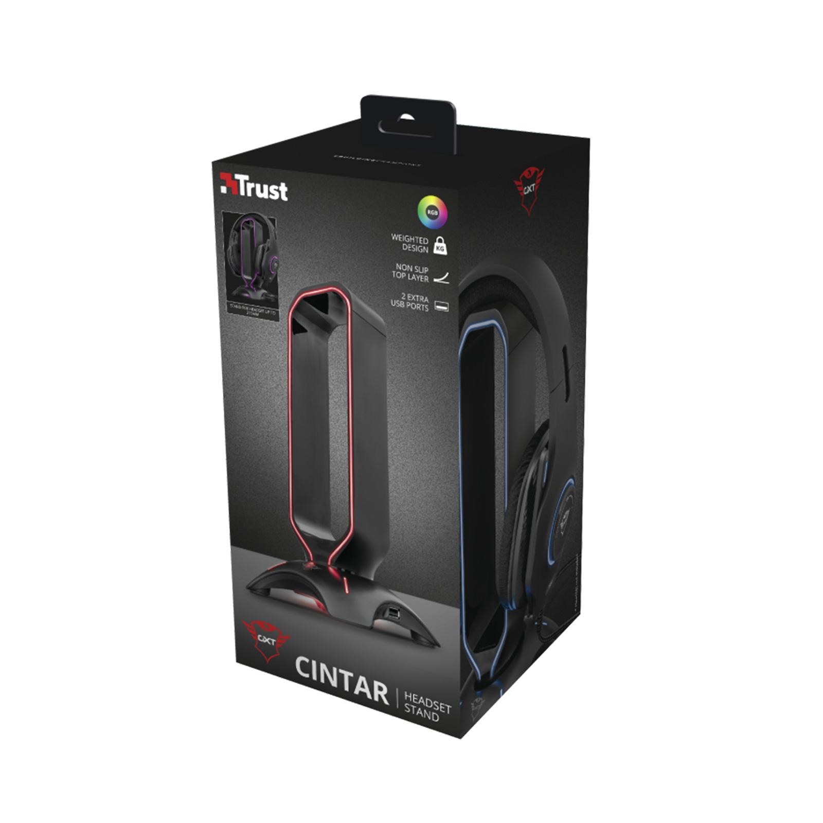 TRUST GXT265 CINTAR RGB HEADSETSTÄNDER TRUST GXT265 CINTAR RGB HEADSETSTÄNDER