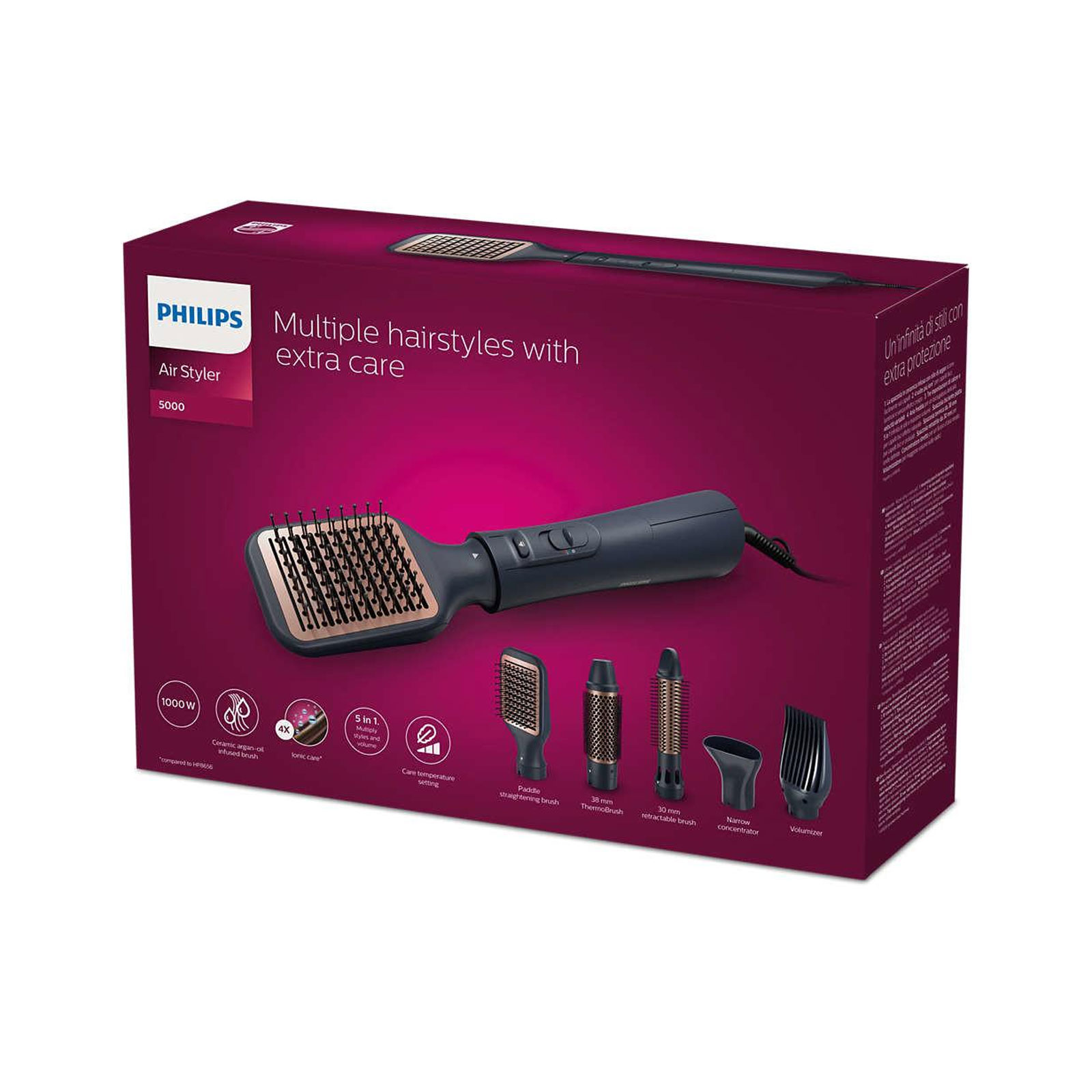 PHILIPS Warmluftbürste BHA530/00 Airstyler 5000