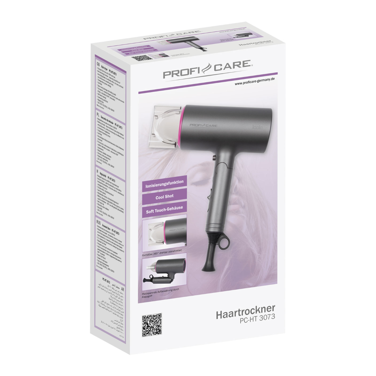 Proficare PC-HT 3073 Haartrockner pink