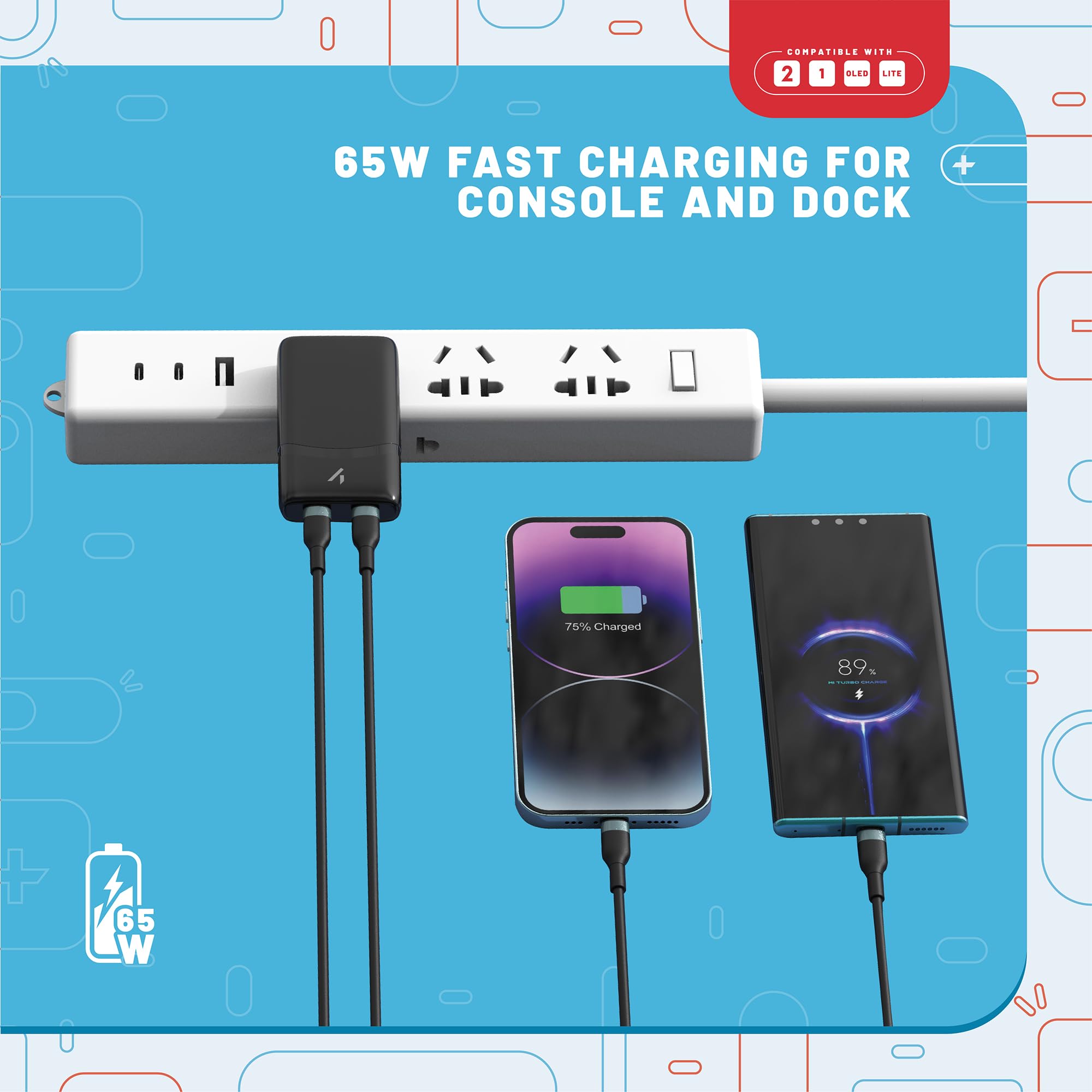 Stealth Netzteil kompatibel mit Switch 2