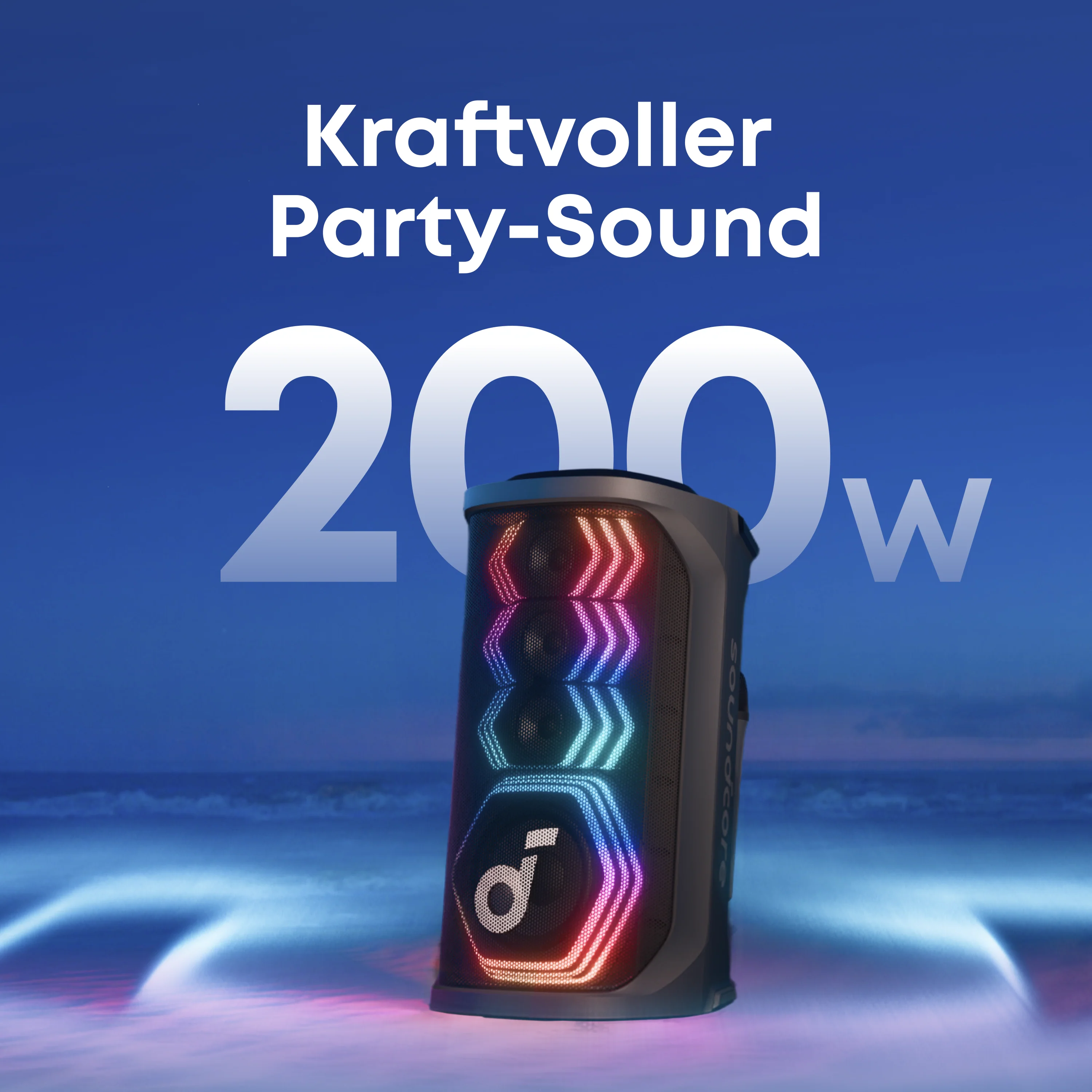Soundcore Rave 3S schwarz Partylautsprecher (200W, KI)