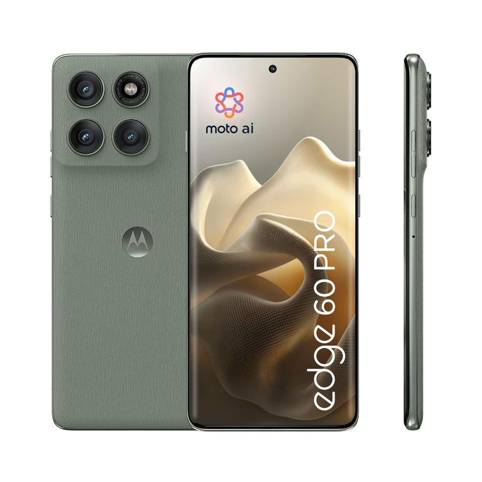 Motorola edge 60 Pro 12GB + 512GB PANTONE Shadow Smartphone (6,67 Zoll, 50 MP, Triple-Kamera, Octa-Core, Fingerabdrucksensor, Gesichtserkennung, grau)