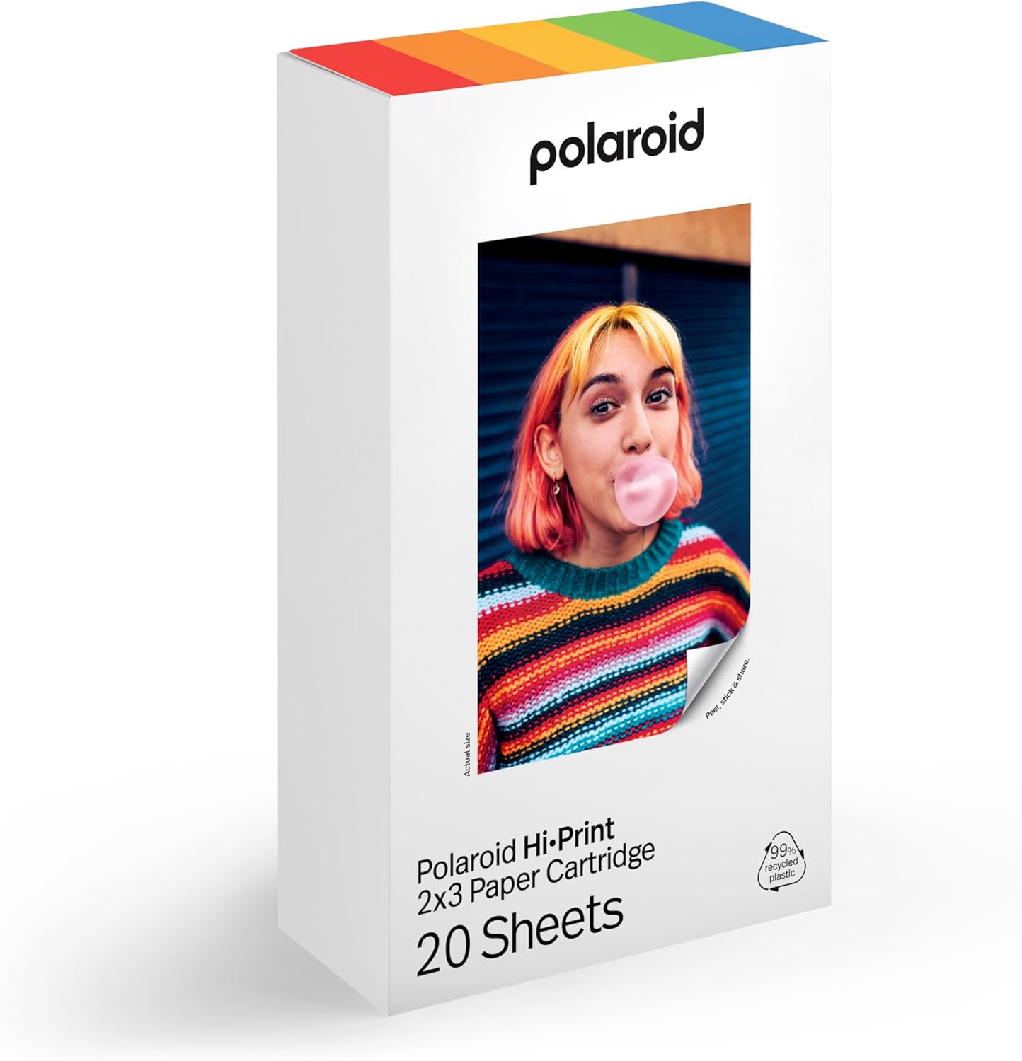 Polaroid Hi·Print Paper — 2x3 Papierpatrone (20 Blatt)