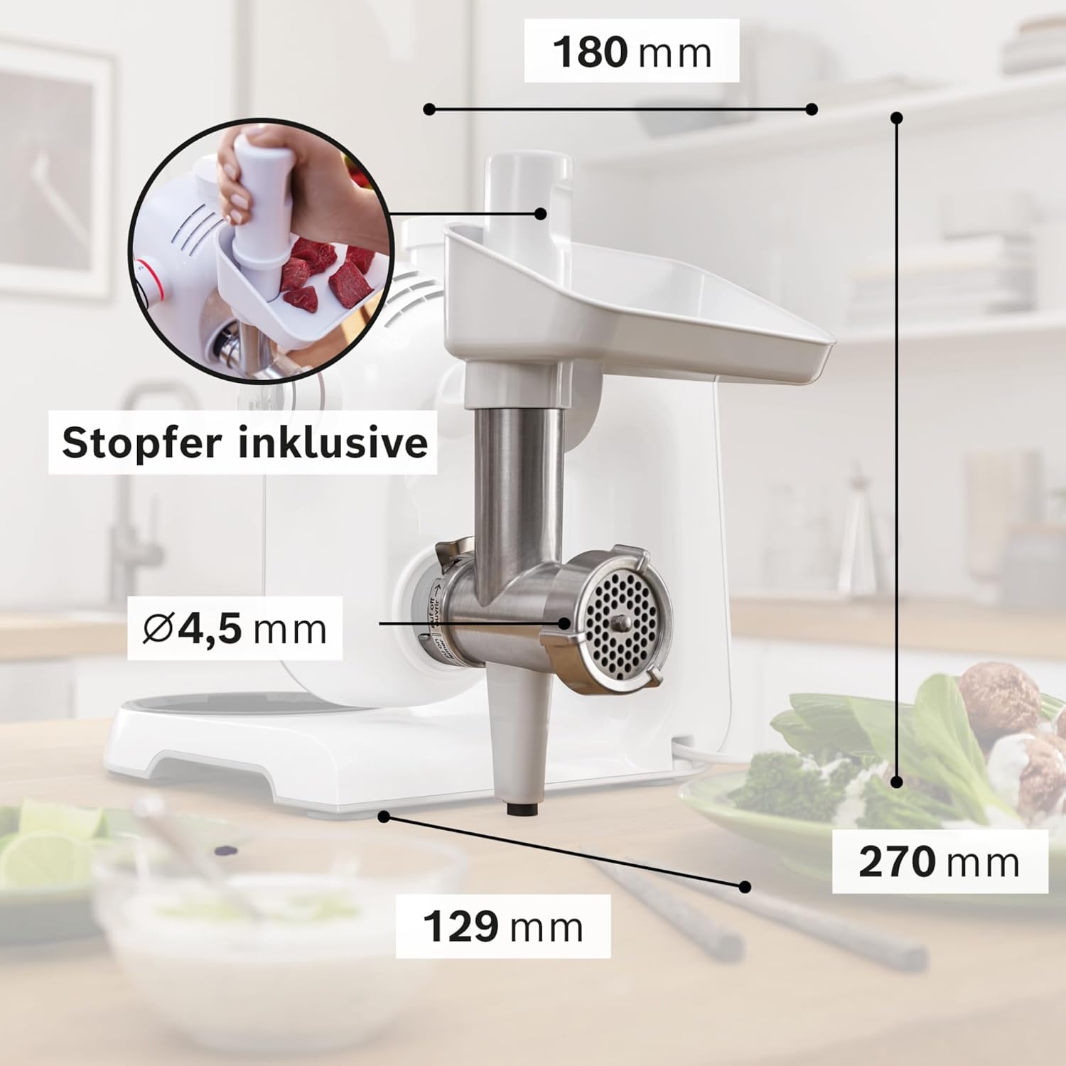 Bosch MUZ5BS1 Küchenmaschine Zubehör Lifestyle Set BakingSensation