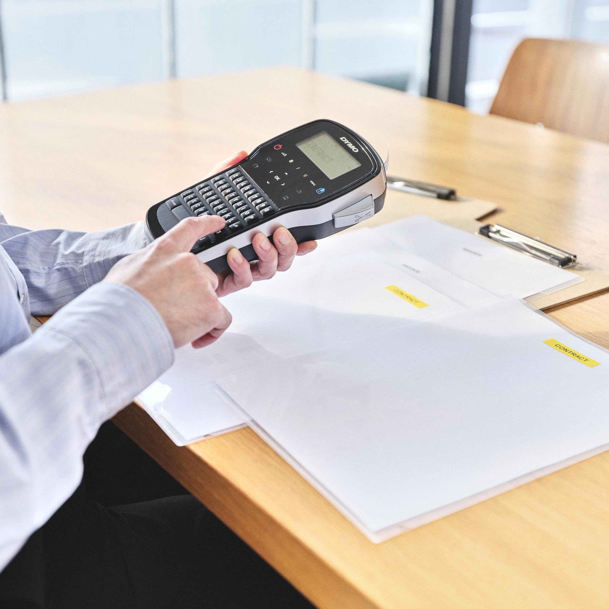 Dymo LabelManager 160 6/9/12 mm D1-Bänder Azerty Beschriftungsgerät