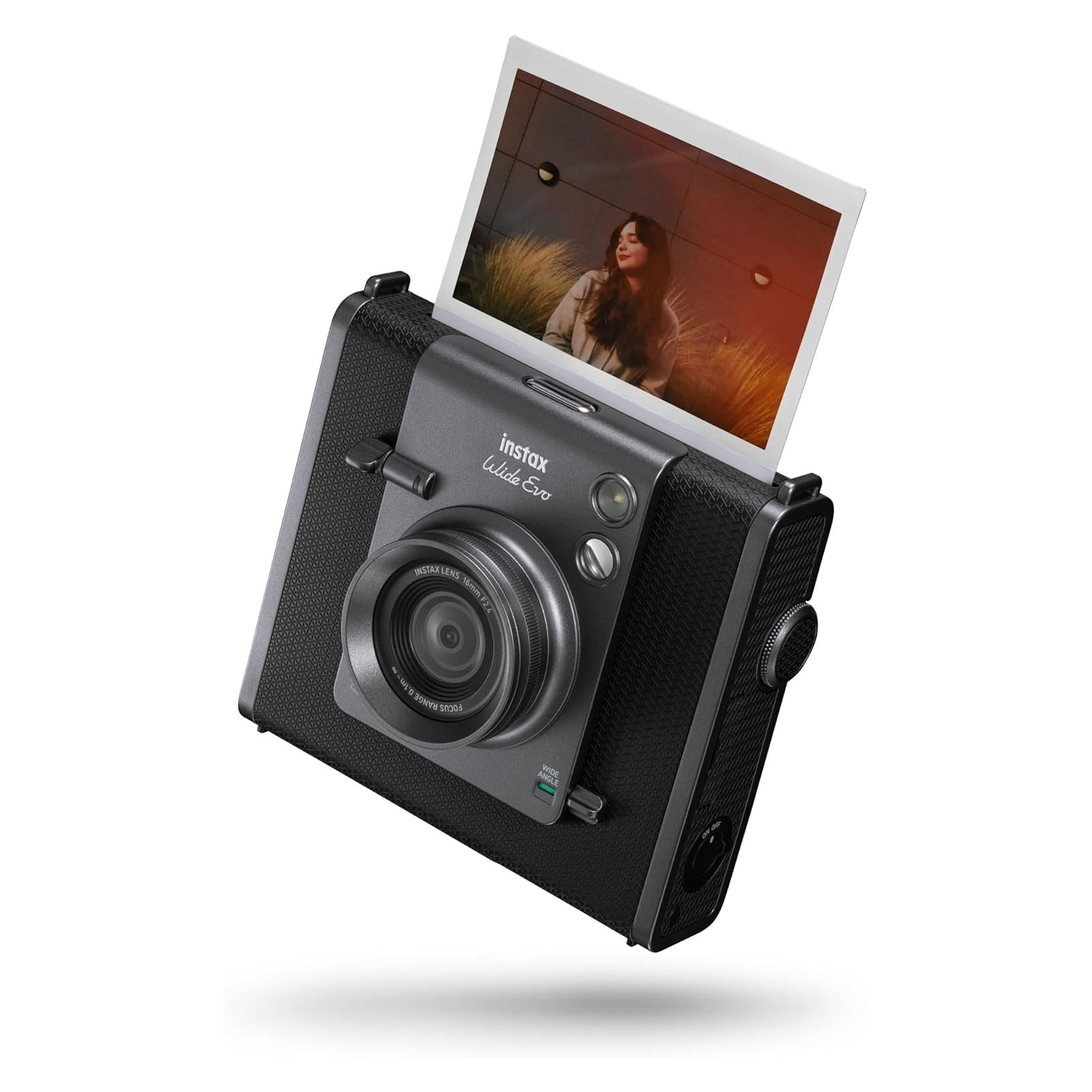 FUJIFILM instax Wide Evo Sofortbildkamera Black