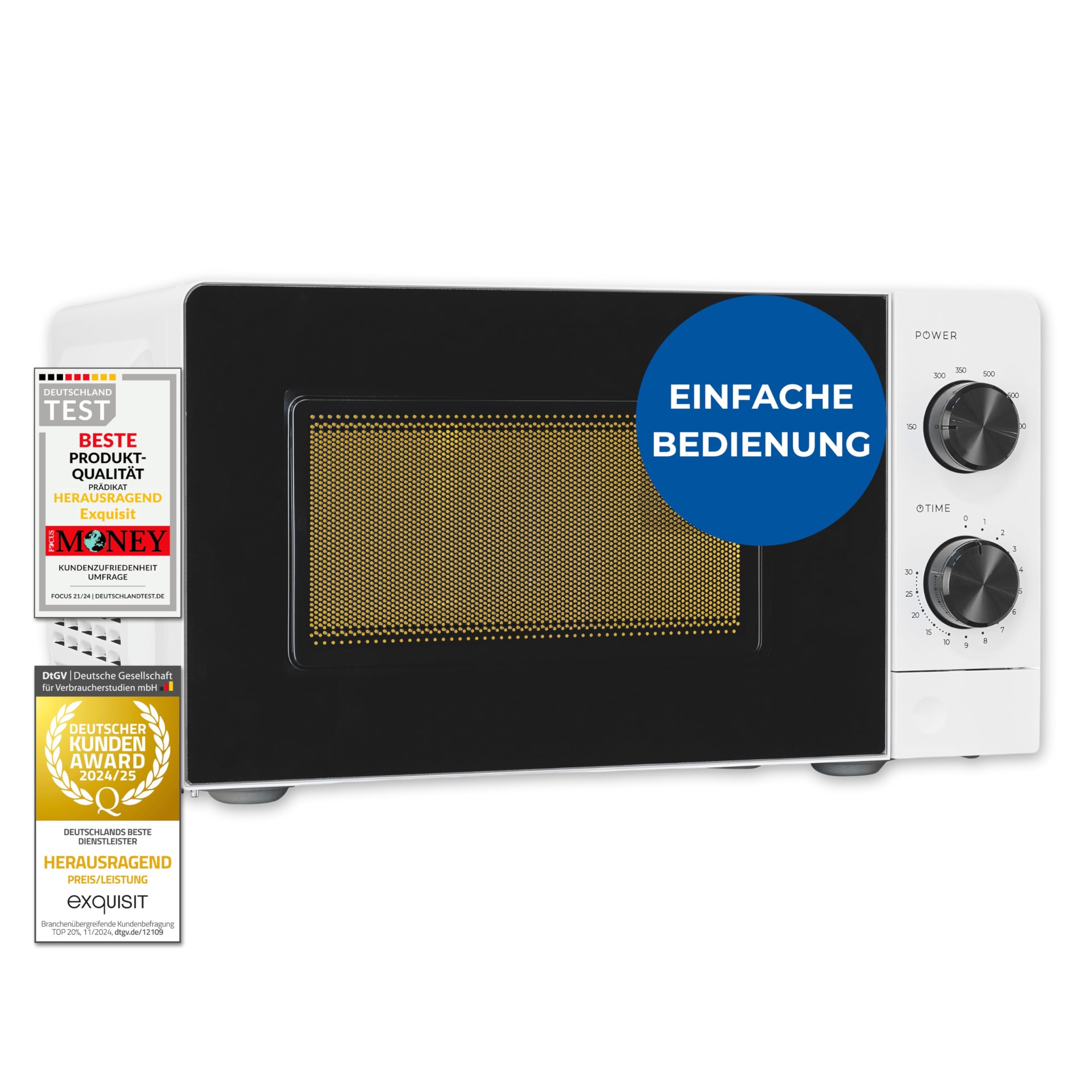 EXQUISIT MW950-70 weiss Mikrowelle