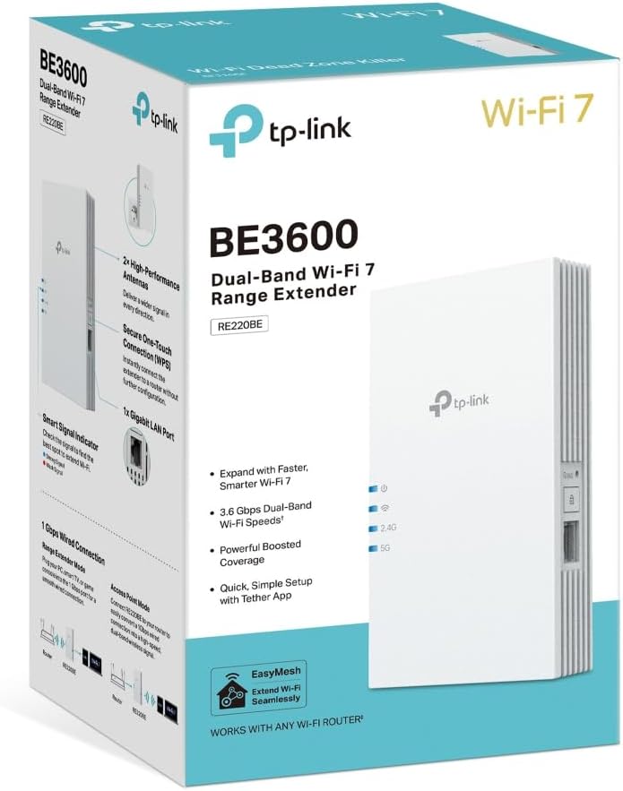 TP-Link RE220BE Repeater WiFi 7