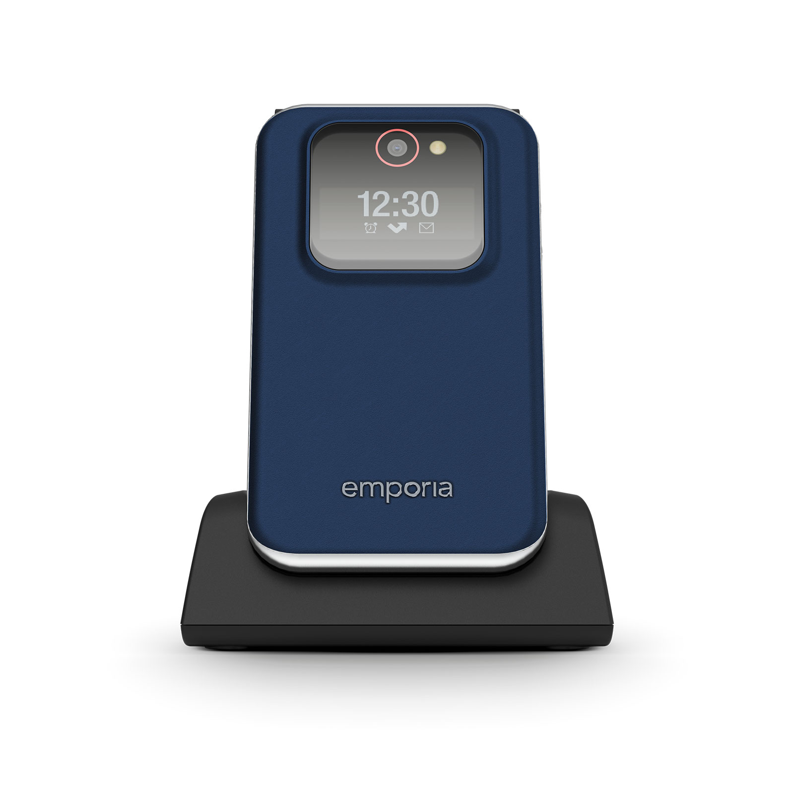 Emporia JOY 2G Black - Modell 2025 Handy (Seniorenhandy, Klapp)