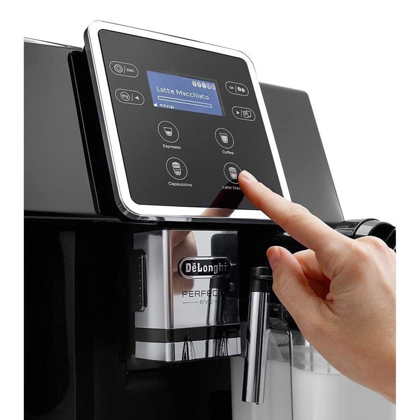 DeLonghi ESAM 420.40.B PERFECTA EVO Kaffeevollautomat schwarz