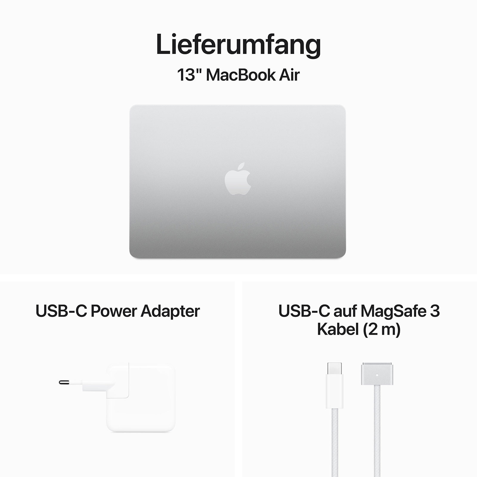 Apple MacBook Air 13 Zoll, M3, 8-Core CPU, 10-Core GPU, 16 GB, 512 GB SSD