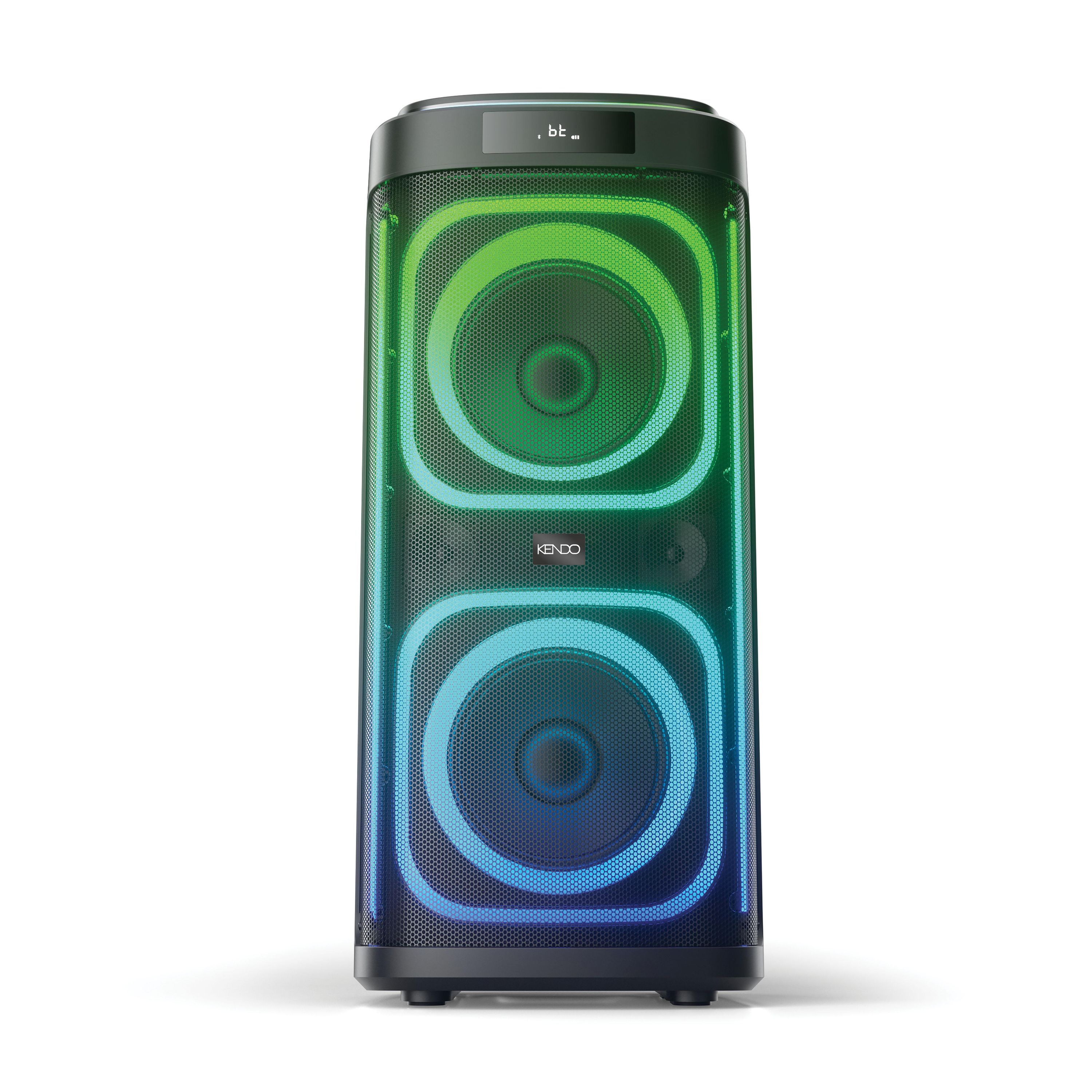 KENDO Partylautsprecher Partybox Club XL 25EX (mit Kabelmikrofon)