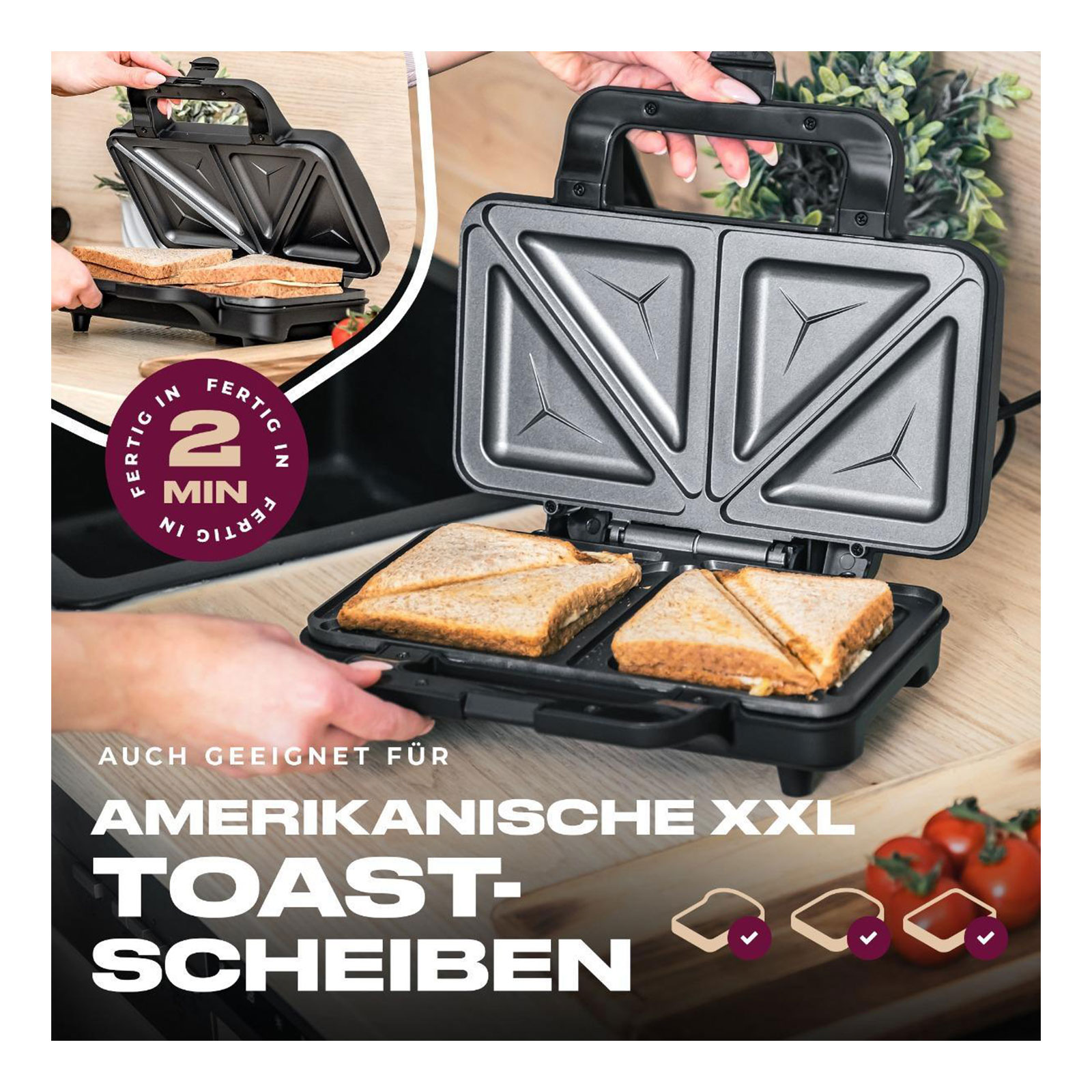 PRO PC-ST 1092 SANDWICHTOASTER PRO PC-ST 1092 SANDWICHTOASTER