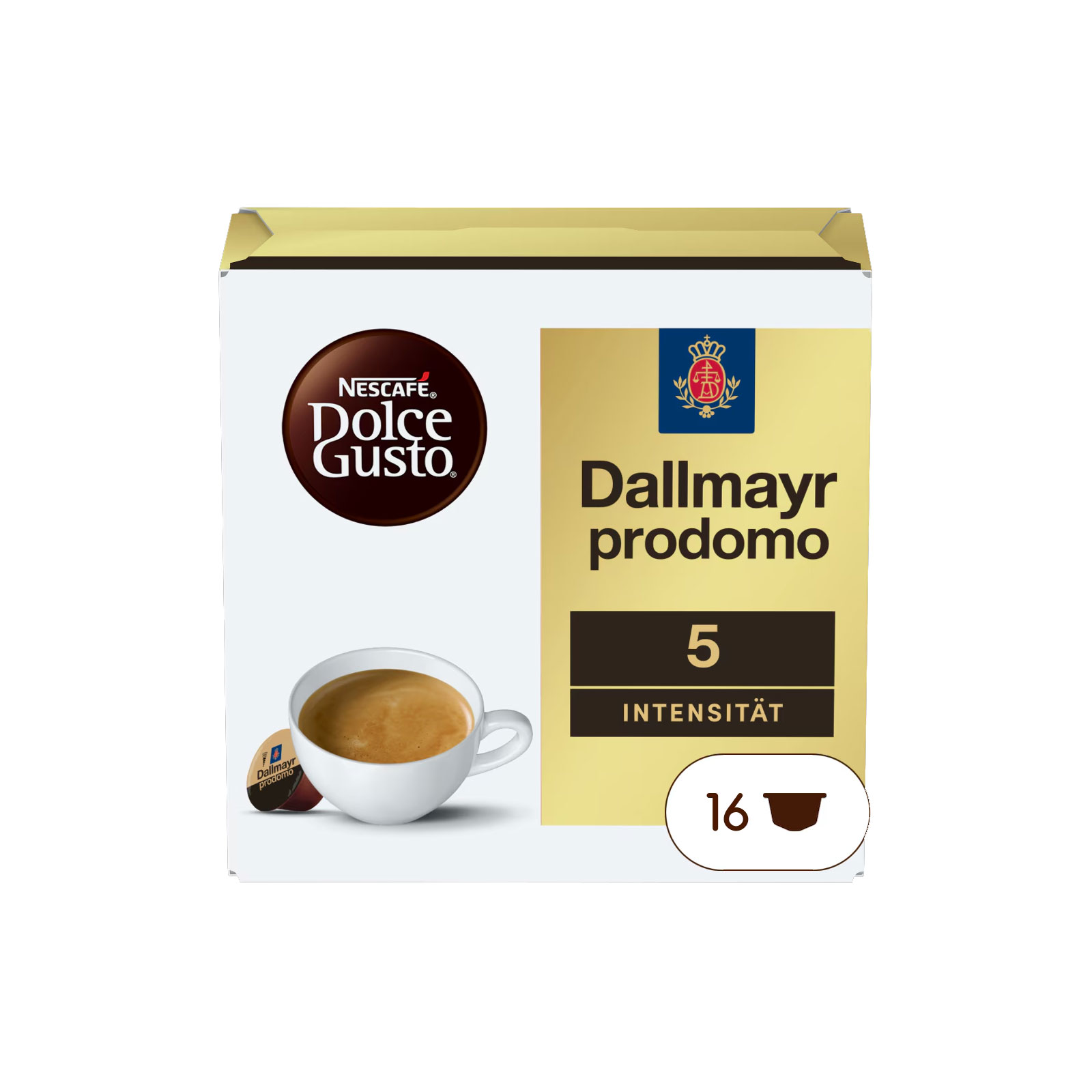 NESCAFÉ DOLCE GUSTO Topseller 6er Pack, Grande (3x16 Kapseln) + Dallmayr prodomo (3x16 Kapseln)

