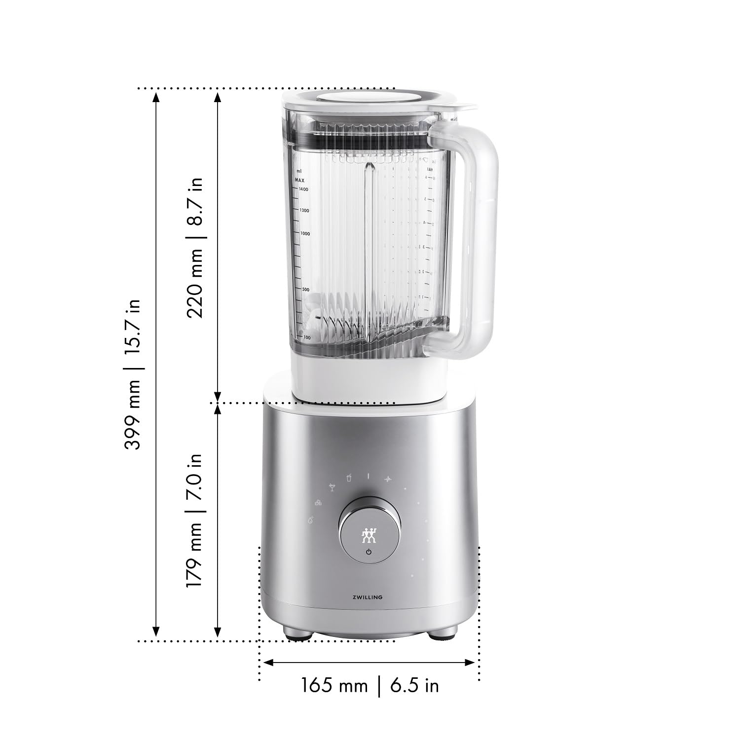 ZWILLING ENFINIGY Standmixer Universal 1.4 Liter, Mixer